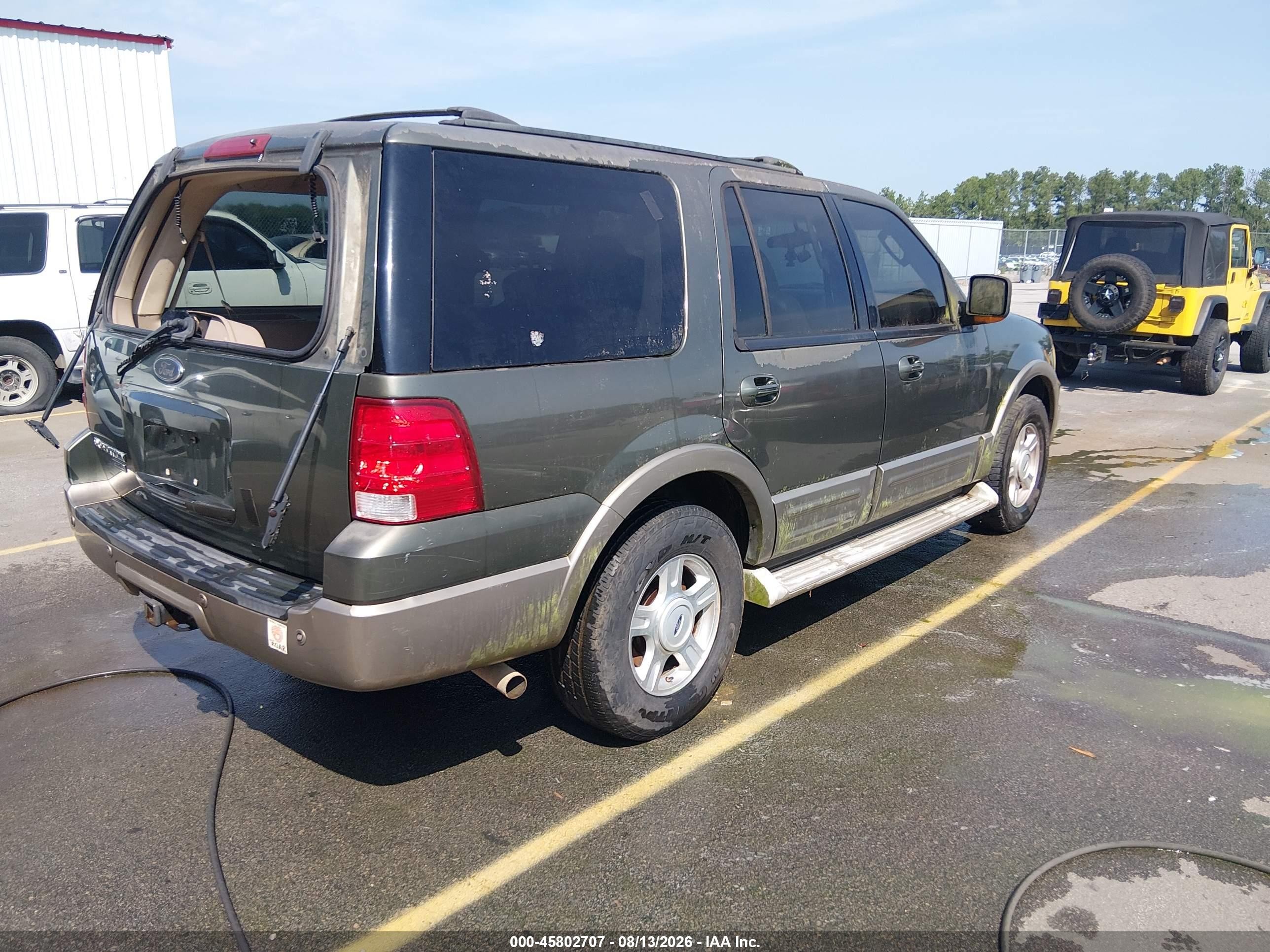 2004 Ford Expedition Eddie Bauer Green vin: 1FMRU17WX4LB31612