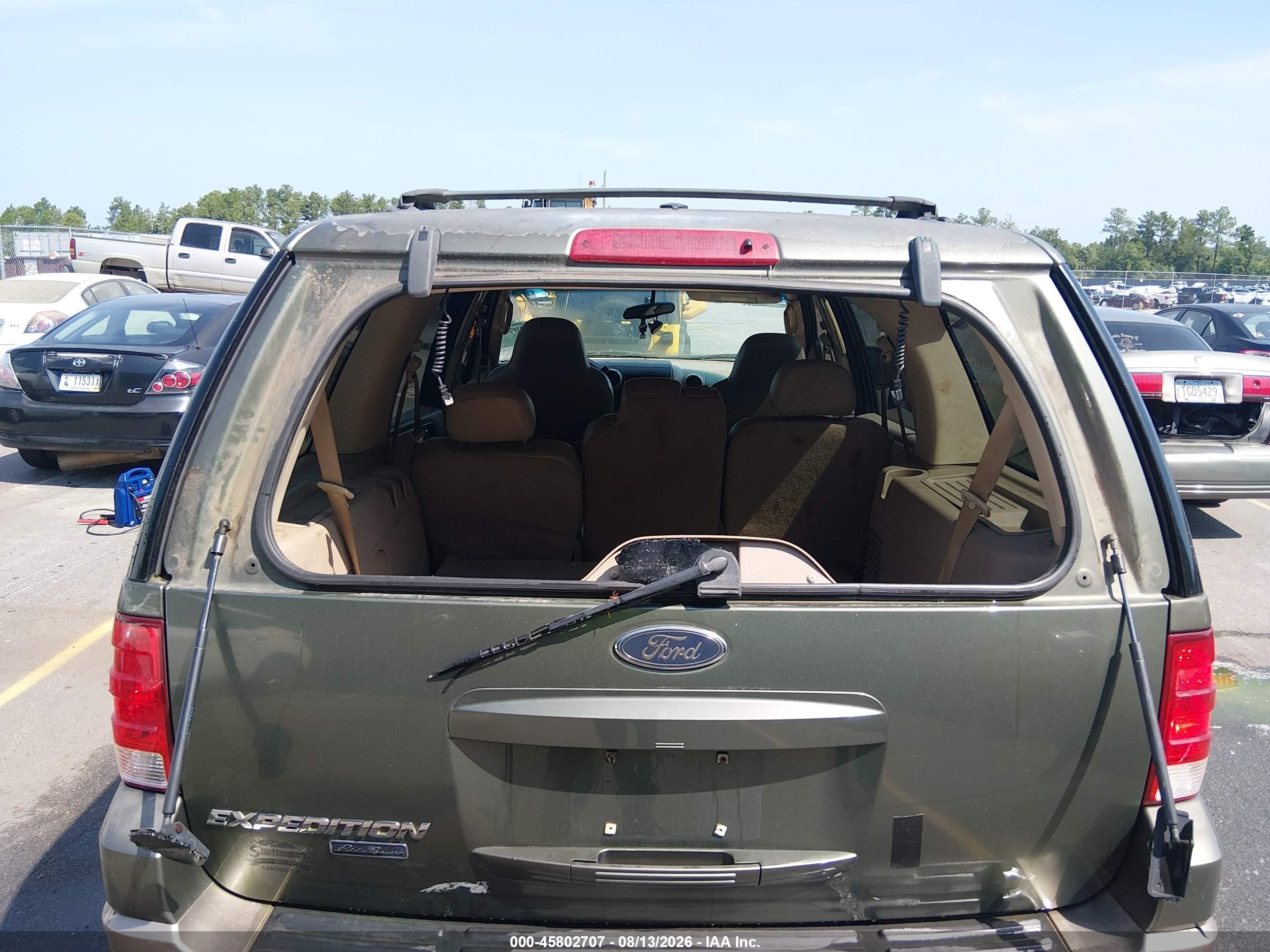 2004 Ford Expedition Eddie Bauer Green vin: 1FMRU17WX4LB31612