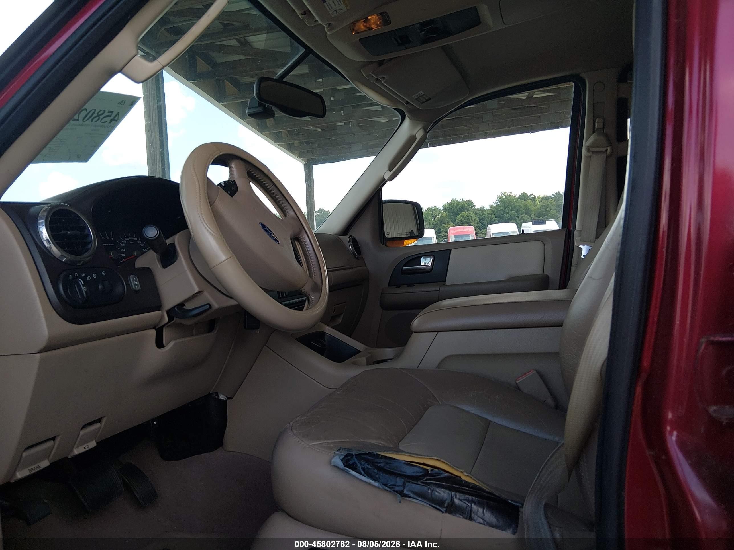 2004 Ford Expedition Eddie Bauer Красный vin: 1FMRU17WX4LB83709
