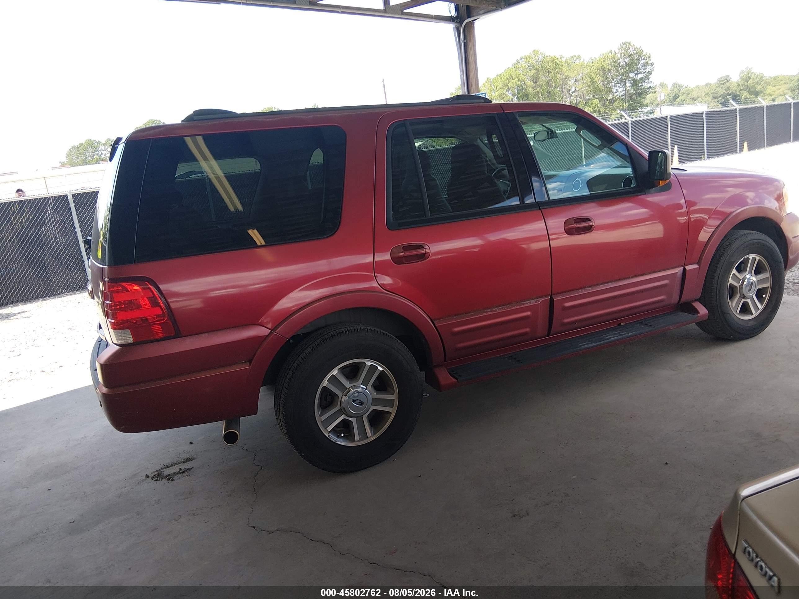 2004 Ford Expedition Eddie Bauer Красный vin: 1FMRU17WX4LB83709