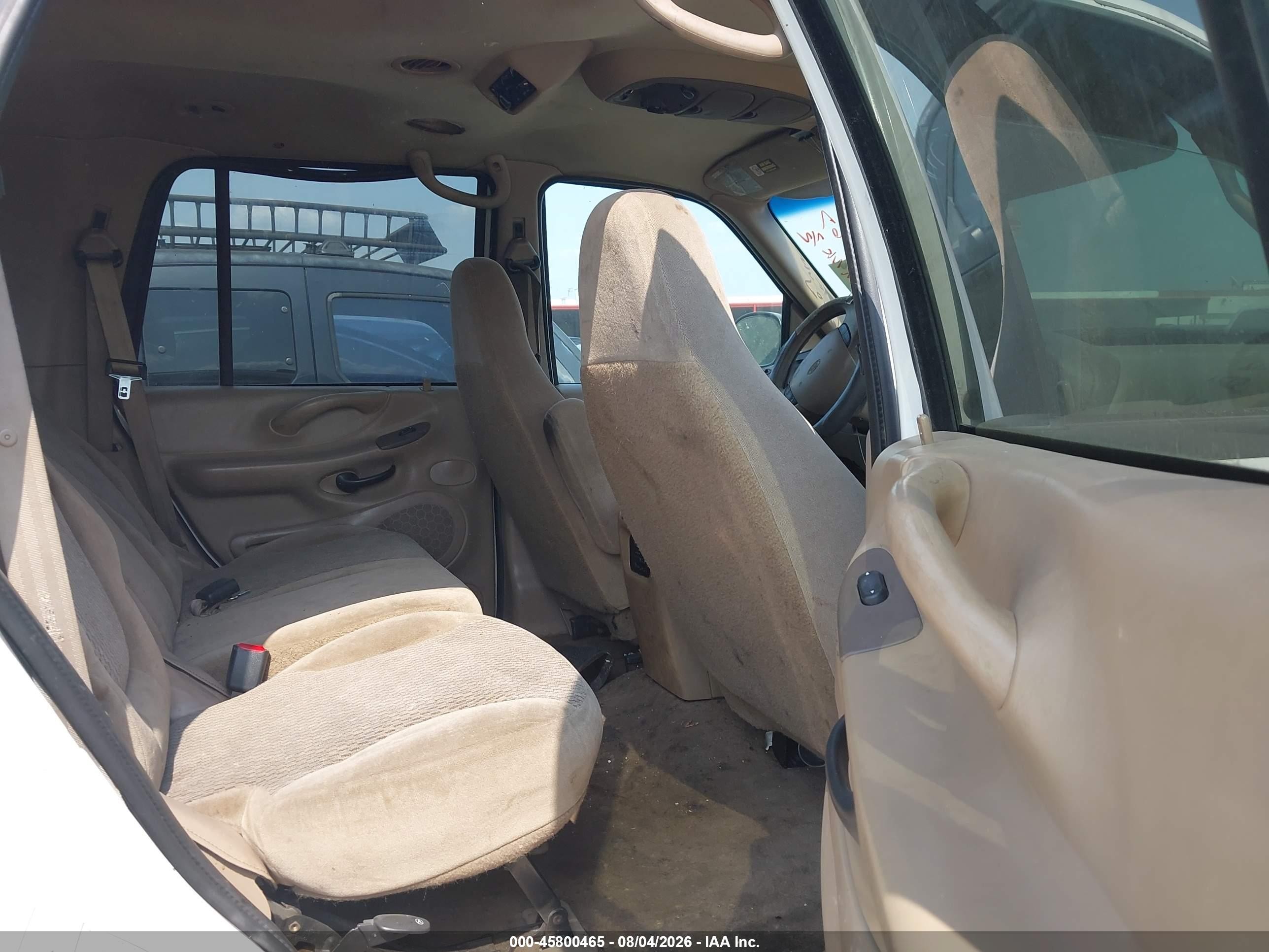 1999 Ford Expedition Xlt White vin: 1FMRU1867XLB99367