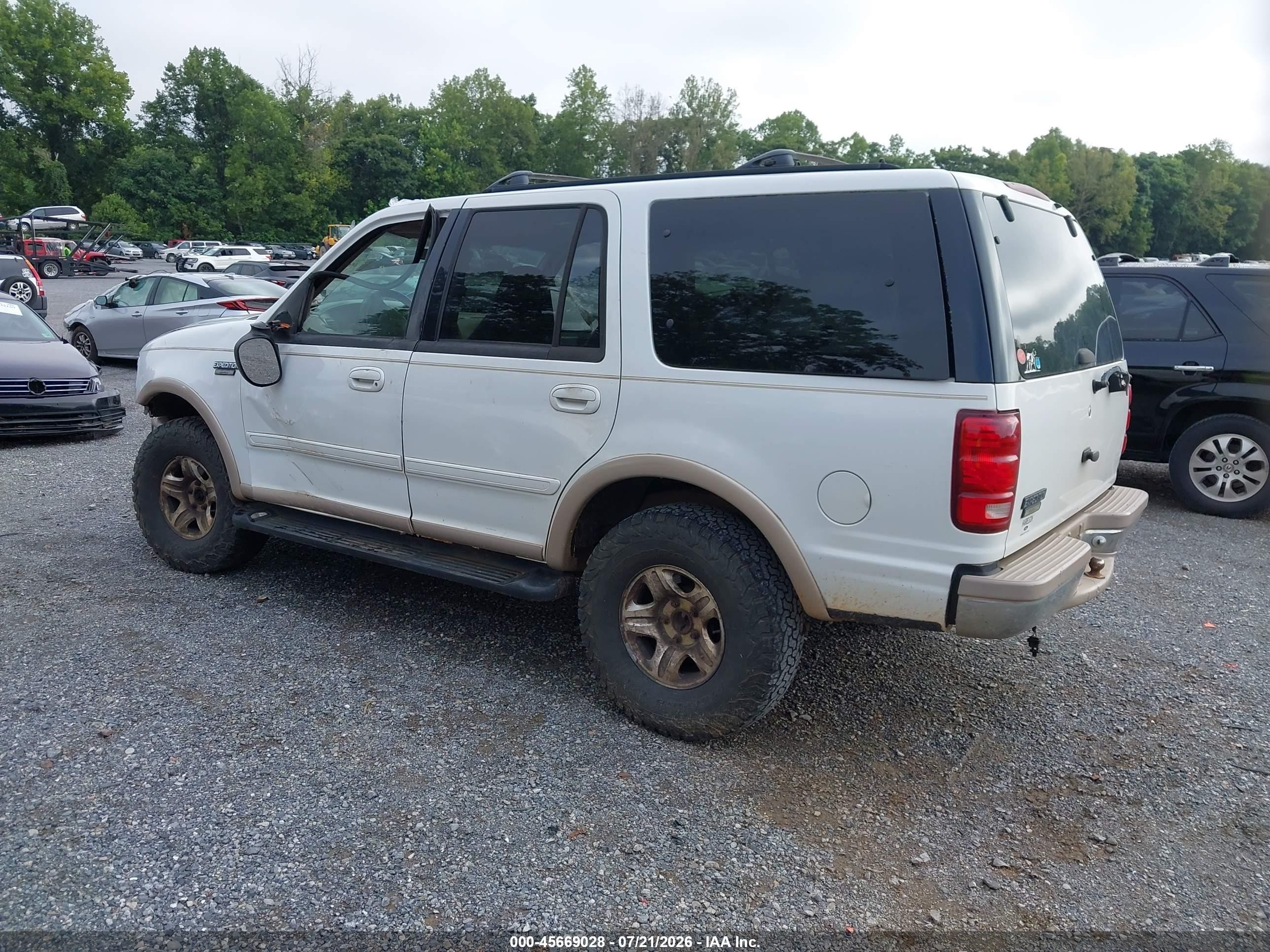 1998 Ford Expedition Eddie Bauer/xlt Белый vin: 1FMRU18W2WLA33725