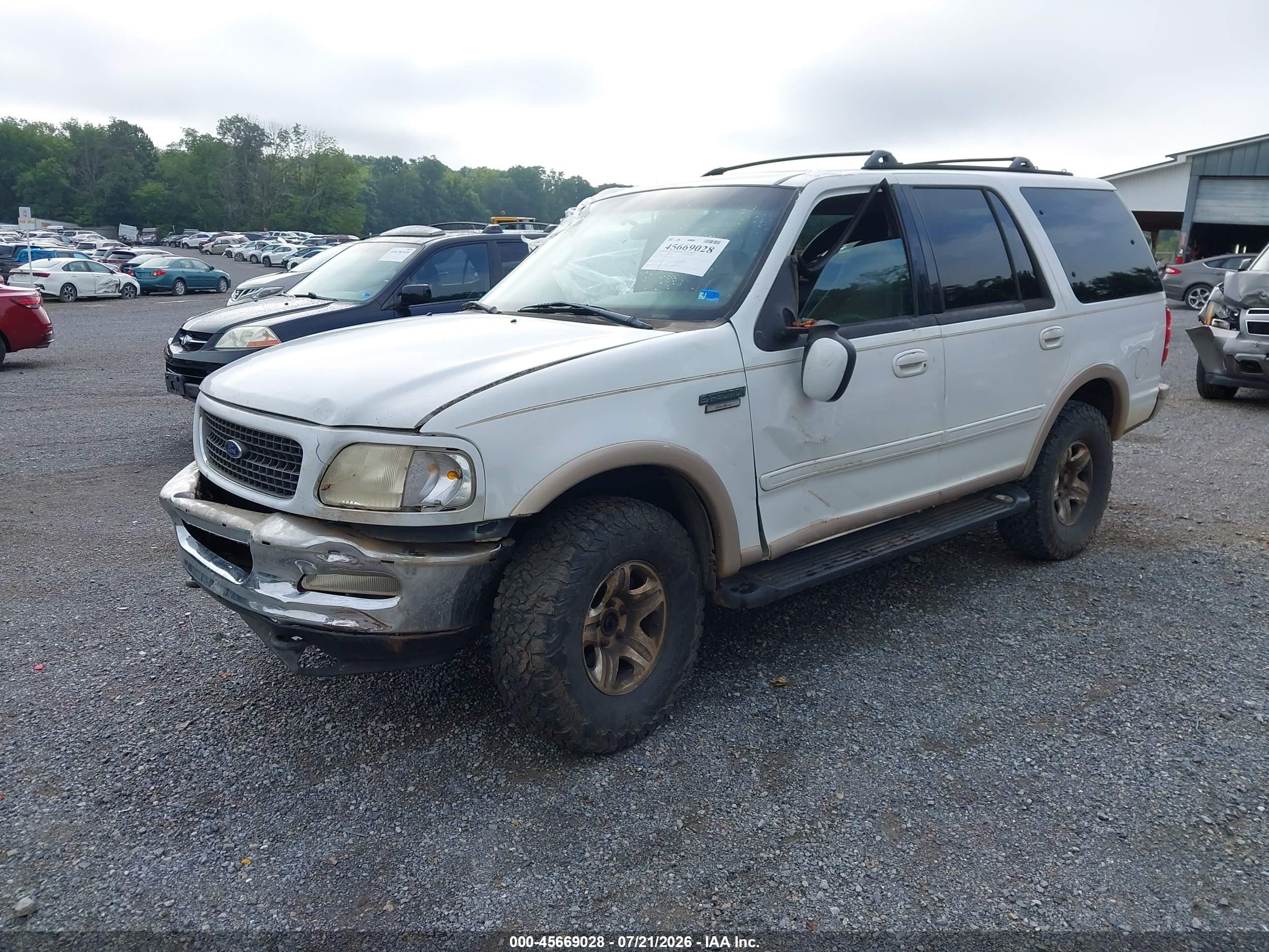 1998 Ford Expedition Eddie Bauer/xlt Белый vin: 1FMRU18W2WLA33725