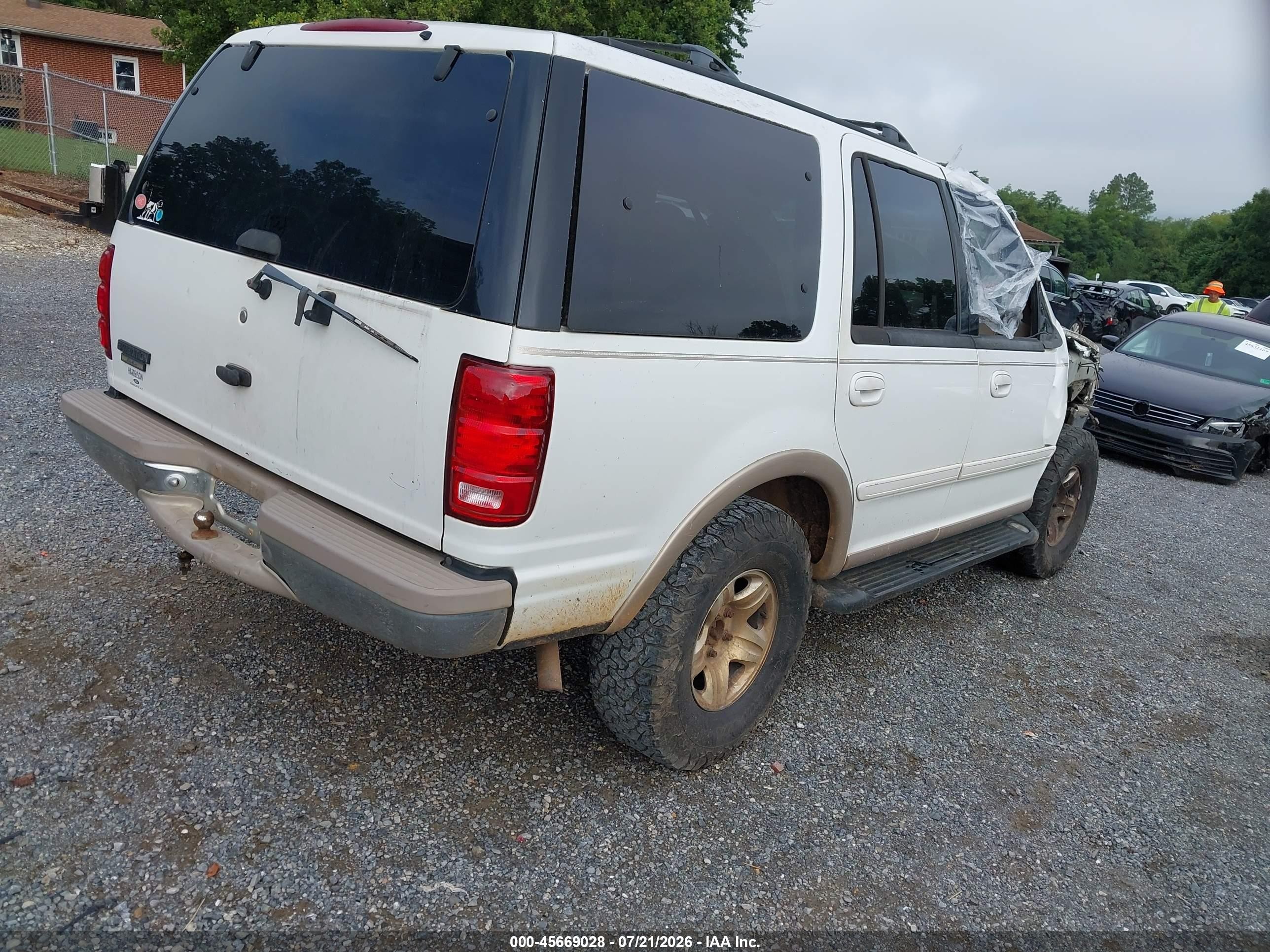1998 Ford Expedition Eddie Bauer/xlt Белый vin: 1FMRU18W2WLA33725