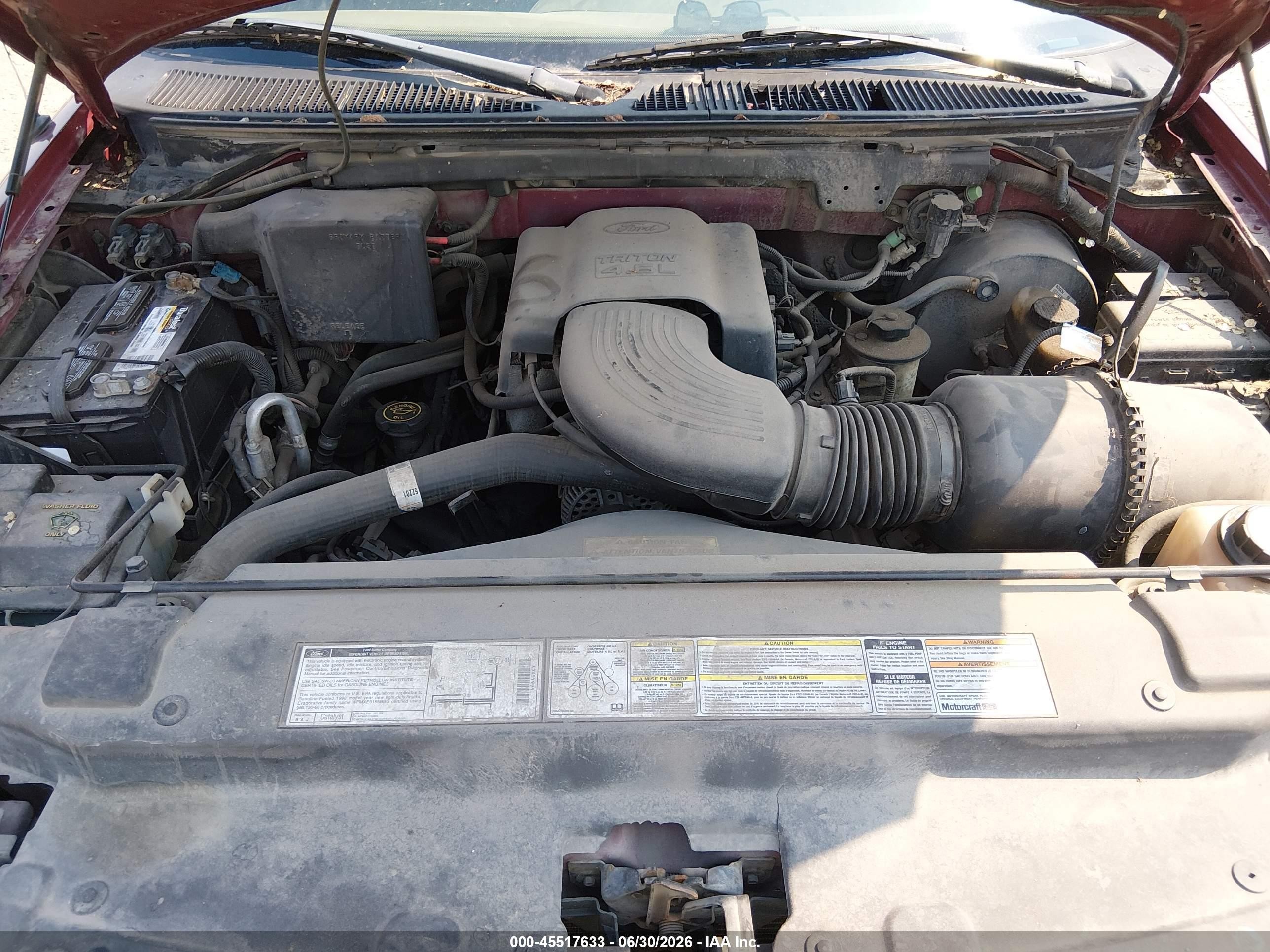 1998 Ford Expedition Eddie Bauer/xlt Purple vin: 1FMRU18W4WLC04314