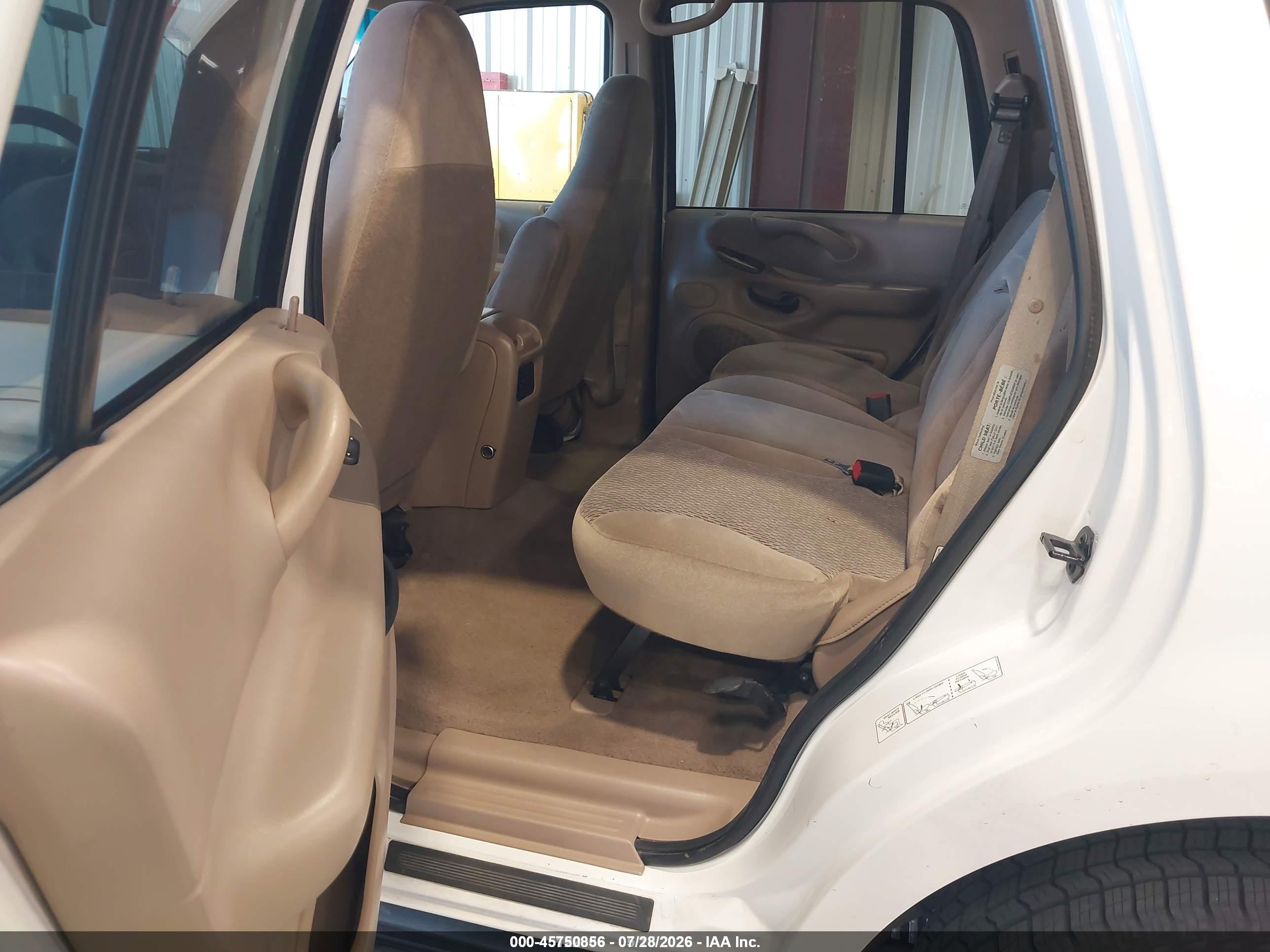 1998 Ford Expedition Eddie Bauer/xlt White vin: 1FMRU18W6WLC34964