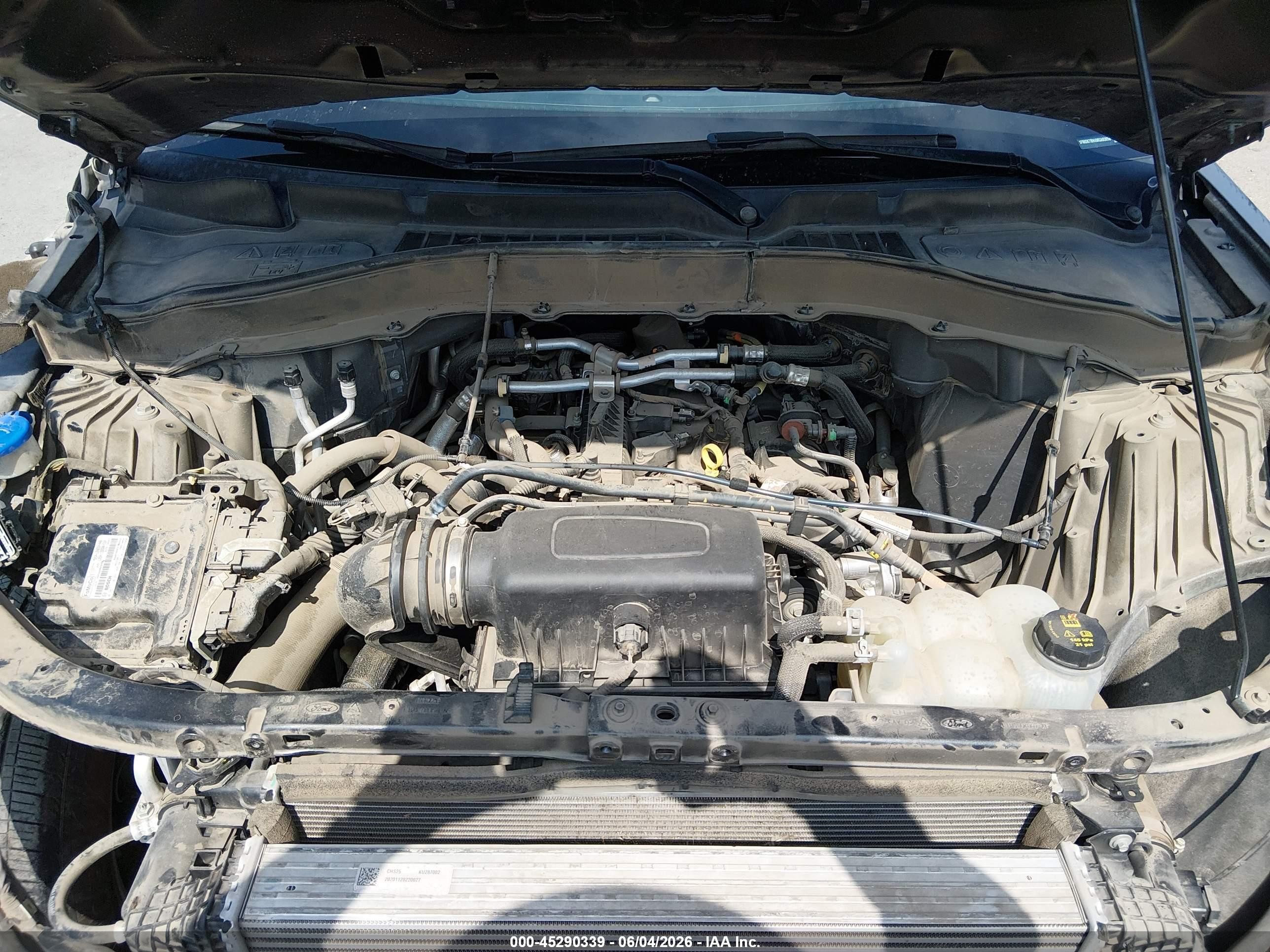 2021 Ford Explorer Серый vin: 1FMSK7BH4MGA63058