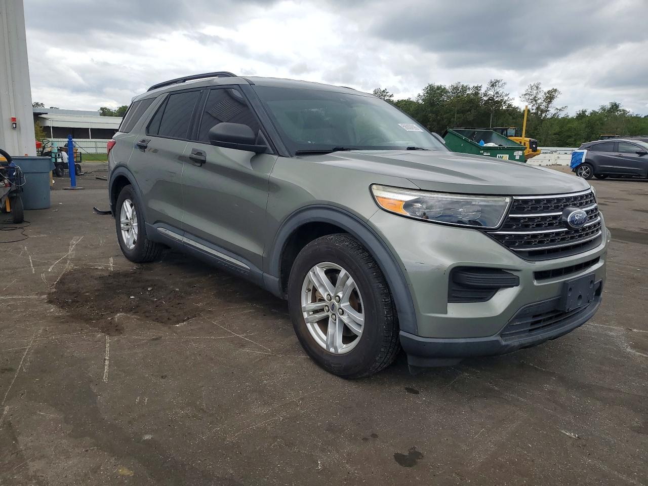 2020 Ford Explorer Xlt Green vin: 1FMSK7DH0LGB14549