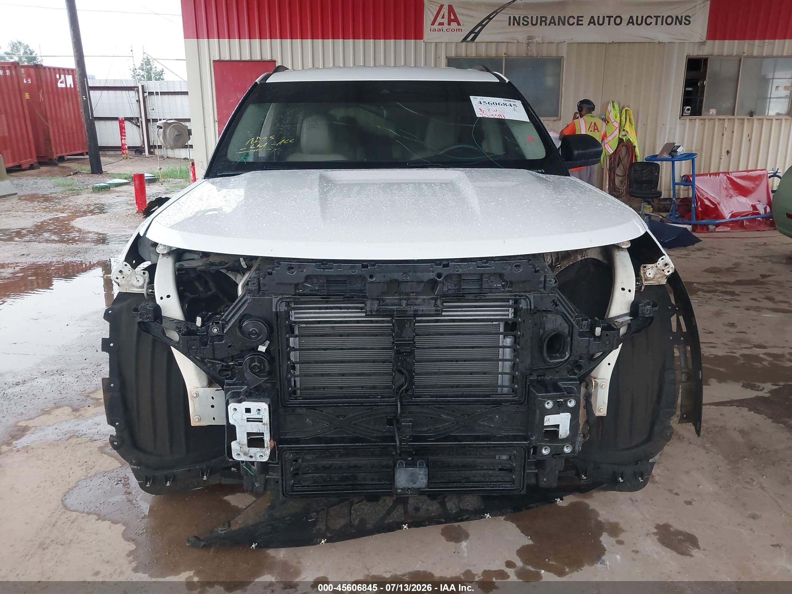 2020 Ford Explorer Xlt White vin: 1FMSK7DH1LGB63548