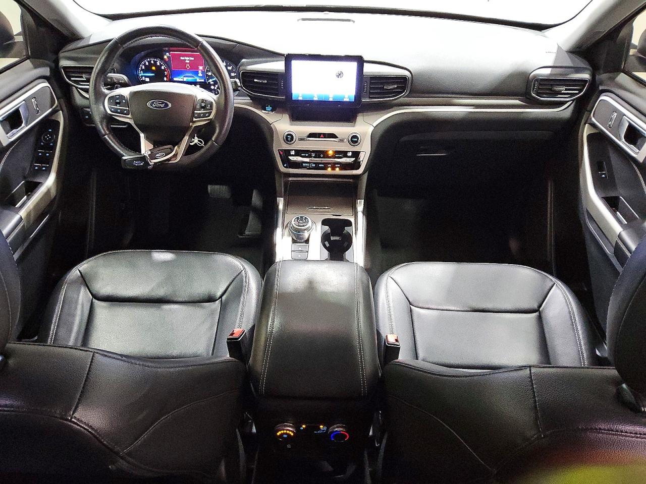 2021 Ford Explorer Xlt White vin: 1FMSK7DH1MGA12369