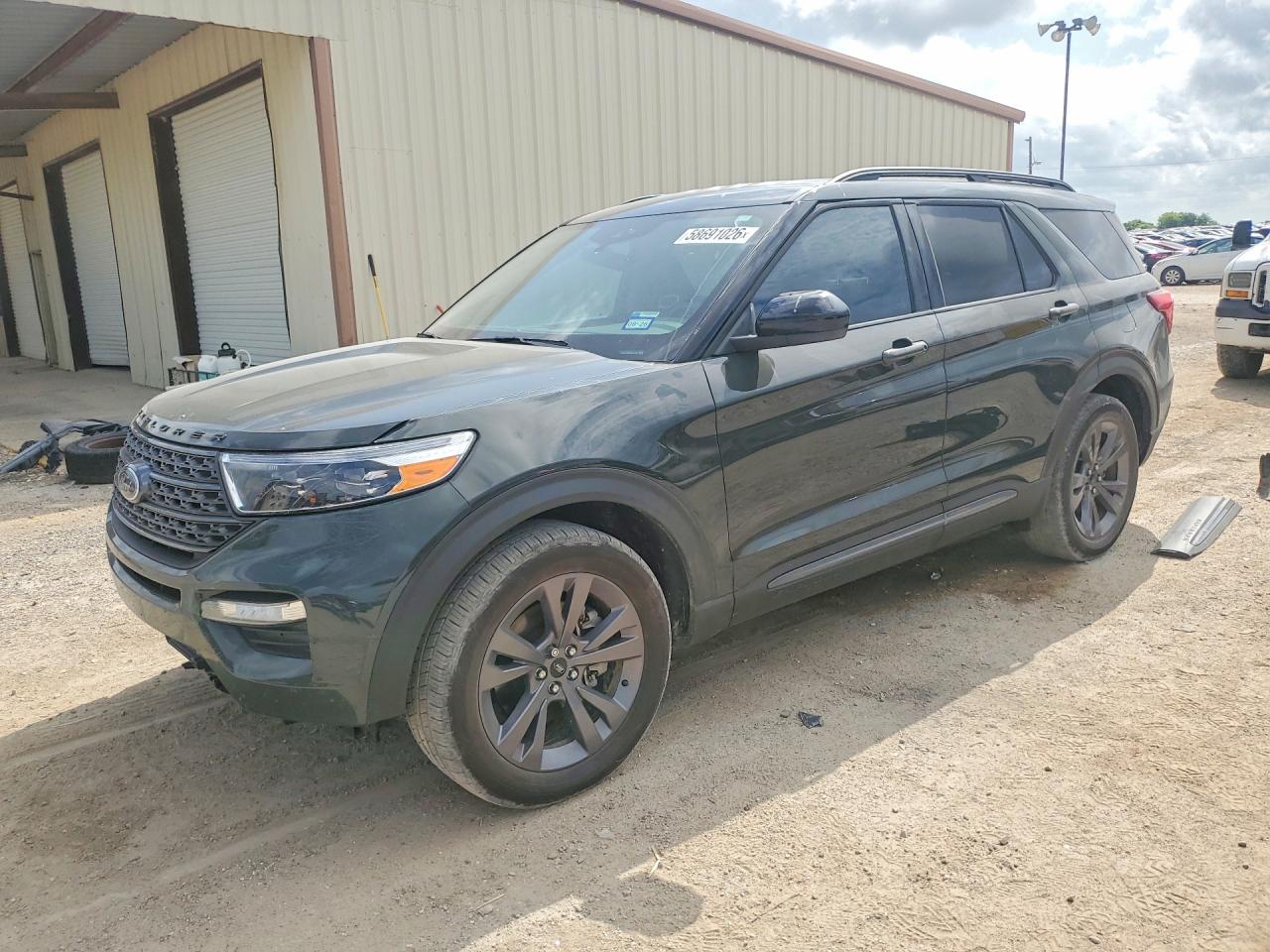 2024 Ford Explorer Xlt Черный vin: 1FMSK7DH1RGA38882