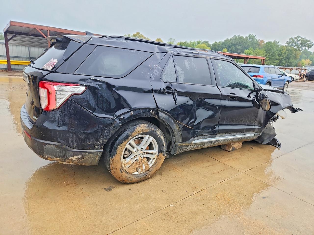 2020 Ford Explorer Xlt Black vin: 1FMSK7DH2LGC74464