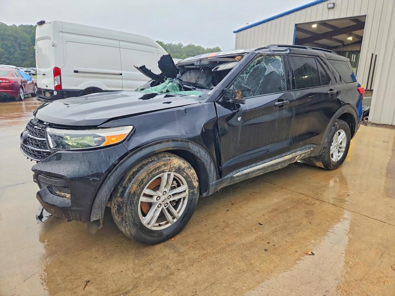 2020 Ford Explorer Xlt Black vin: 1FMSK7DH2LGC74464