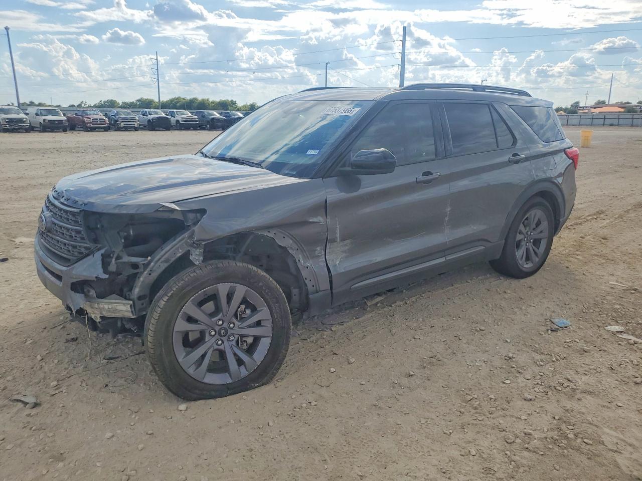 2022 Ford Explorer Xlt Charcoal vin: 1FMSK7DH2NGB72276