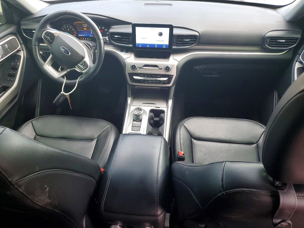 2021 Ford Explorer Xlt Gray vin: 1FMSK7DH3MGA50105