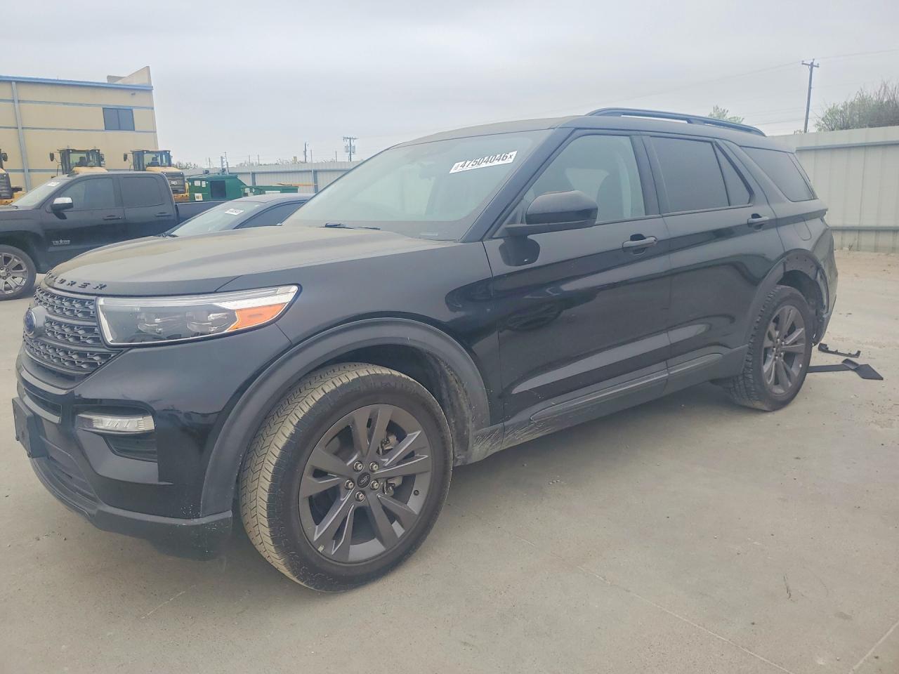 2022 Ford Explorer Xlt Black vin: 1FMSK7DH3NGB42364