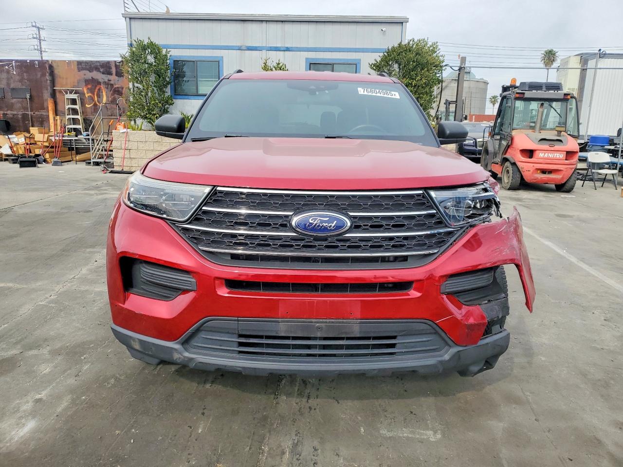 2020 Ford Explorer Xlt Red vin: 1FMSK7DH4LGA25356