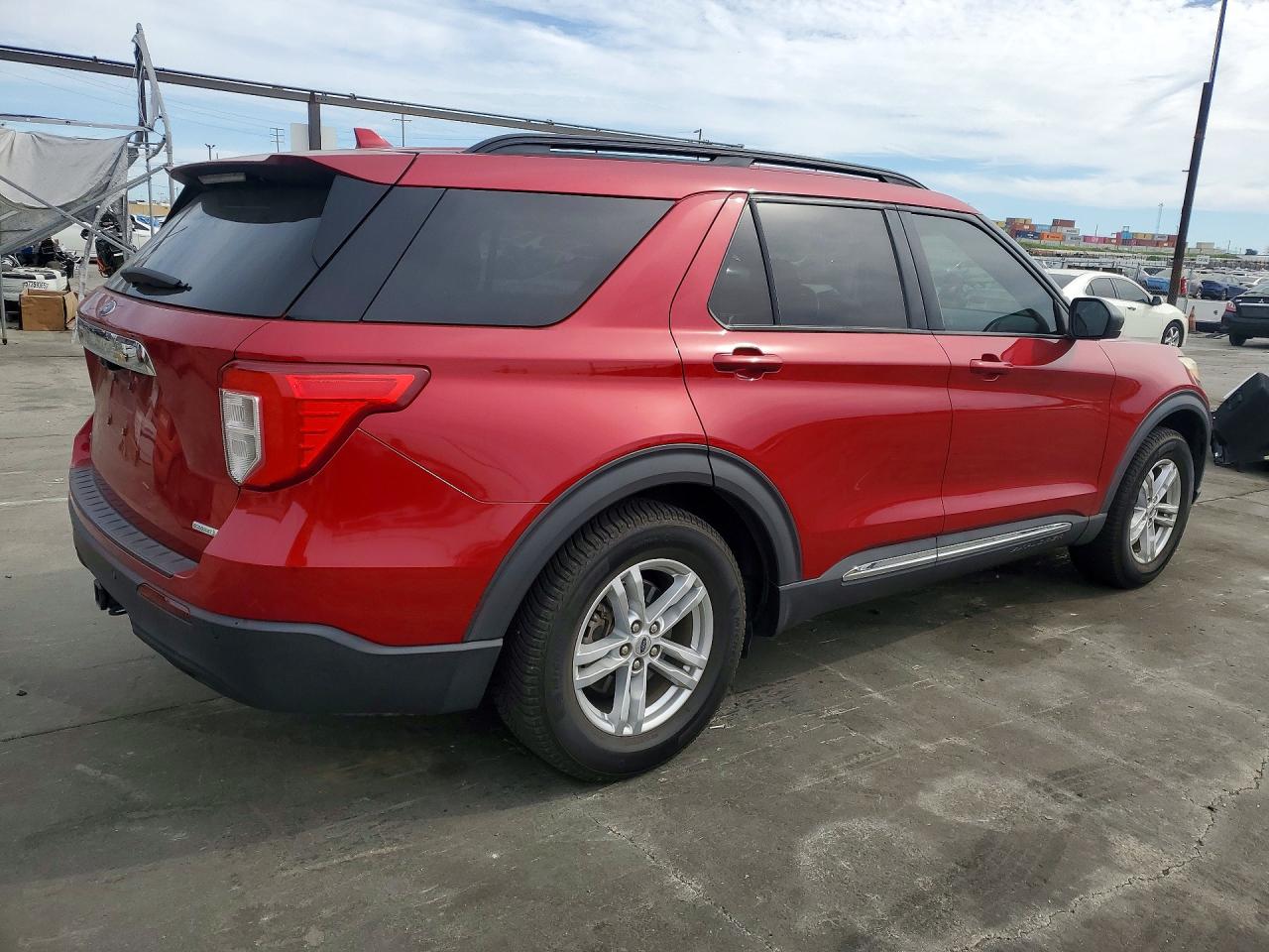 2020 Ford Explorer Xlt Red vin: 1FMSK7DH4LGA25356