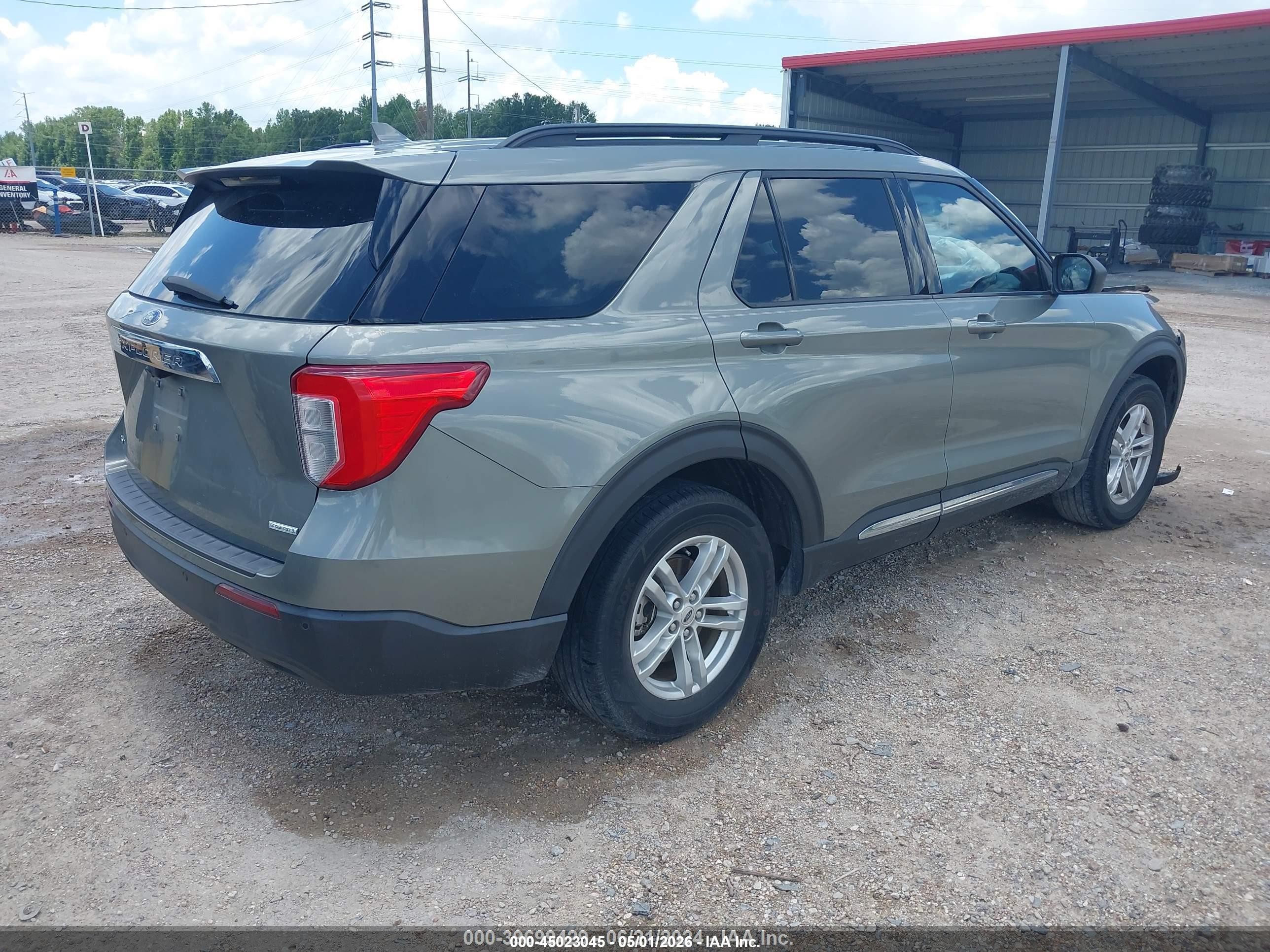 2020 Ford Explorer Xlt Gray vin: 1FMSK7DH4LGB14439