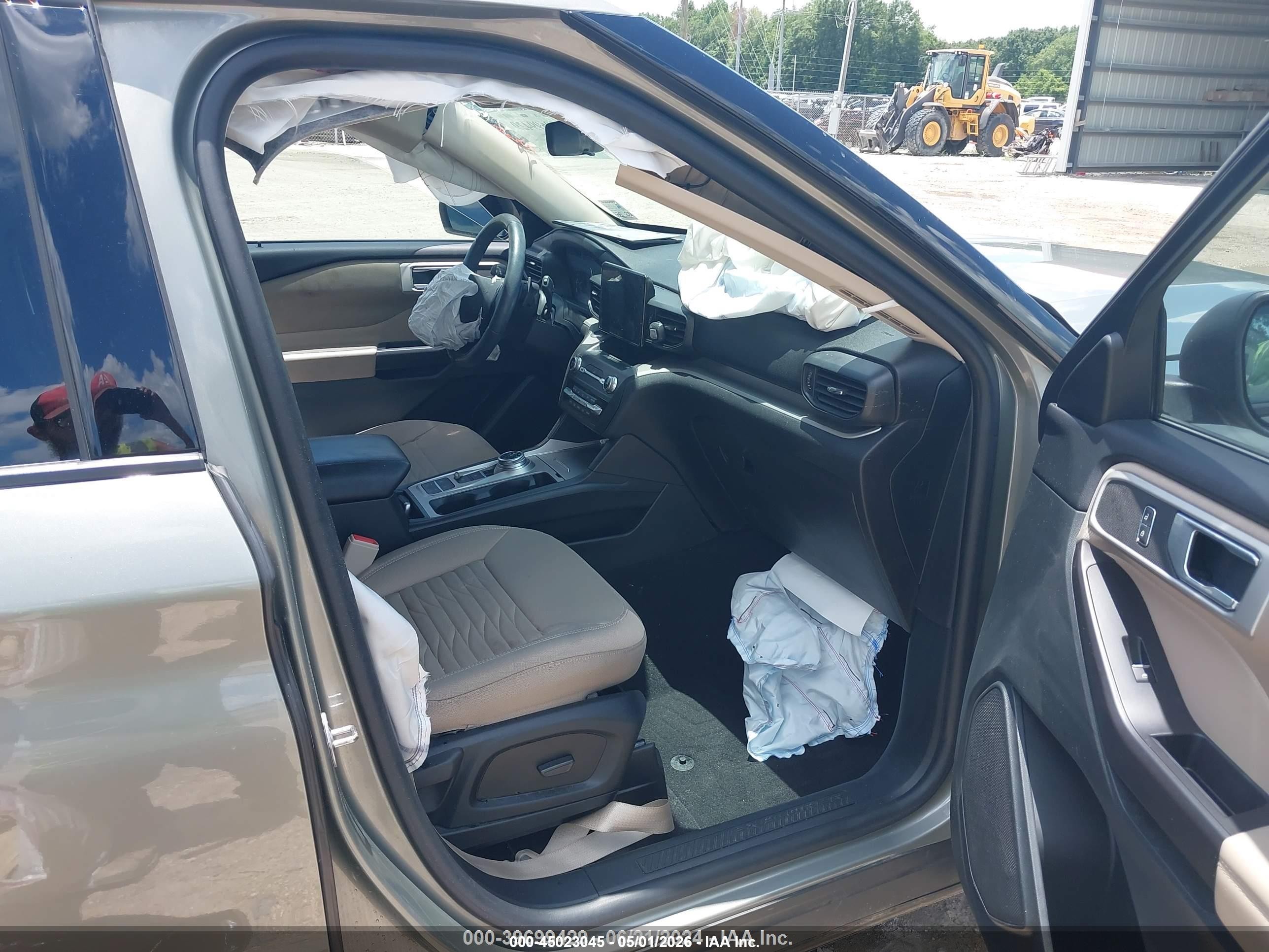 2020 Ford Explorer Xlt Gray vin: 1FMSK7DH4LGB14439