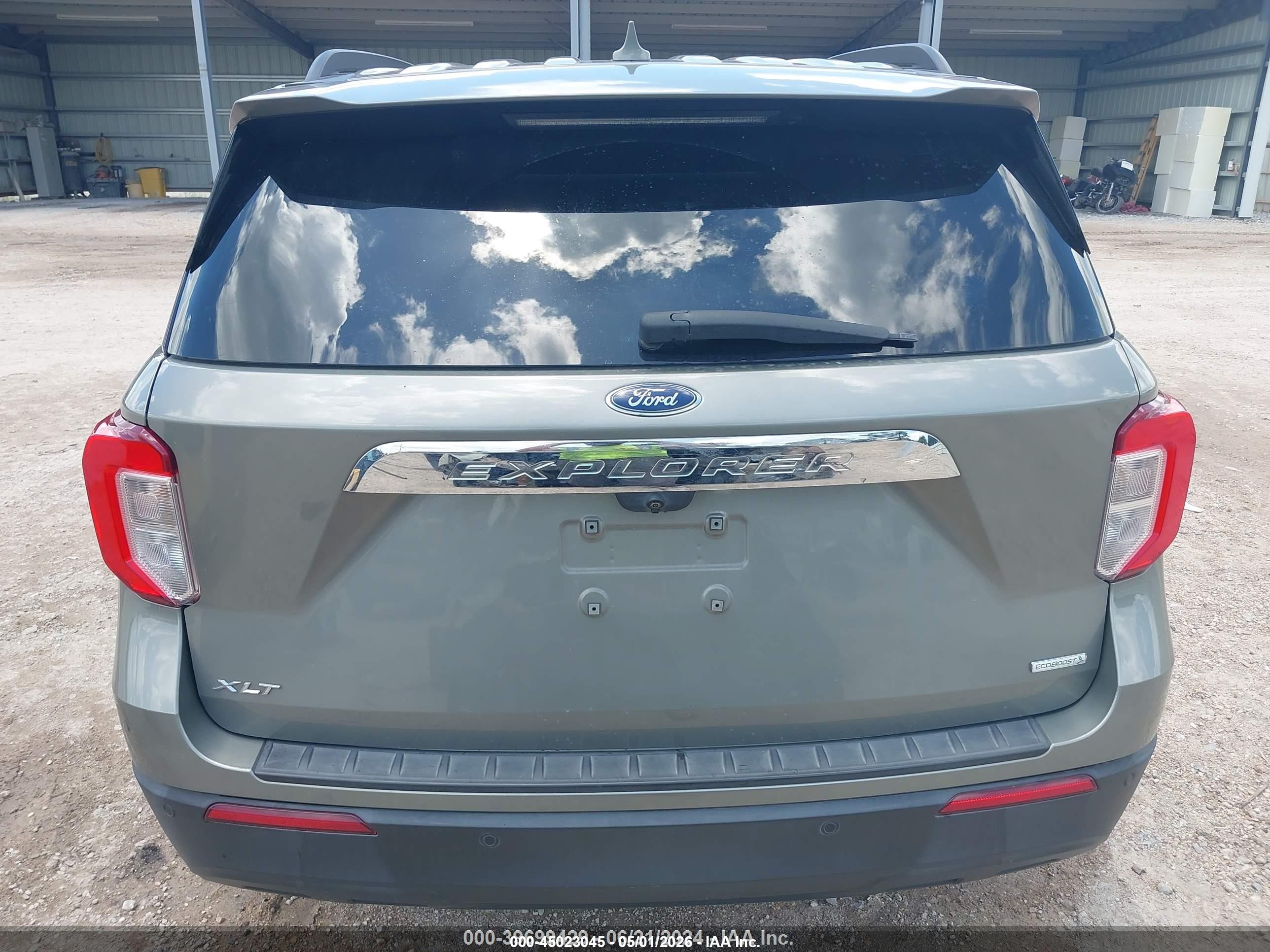 2020 Ford Explorer Xlt Gray vin: 1FMSK7DH4LGB14439