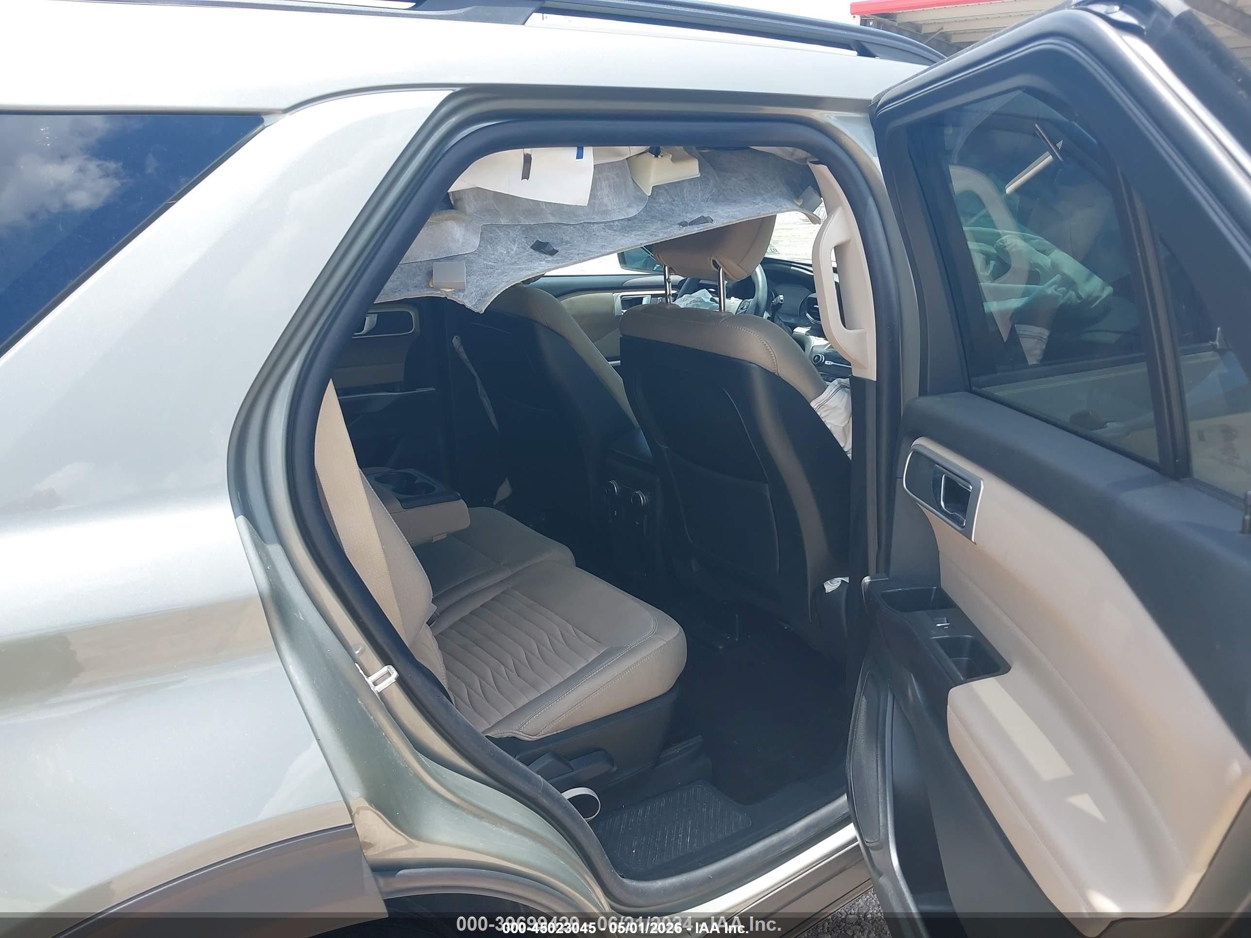 2020 Ford Explorer Xlt Gray vin: 1FMSK7DH4LGB14439