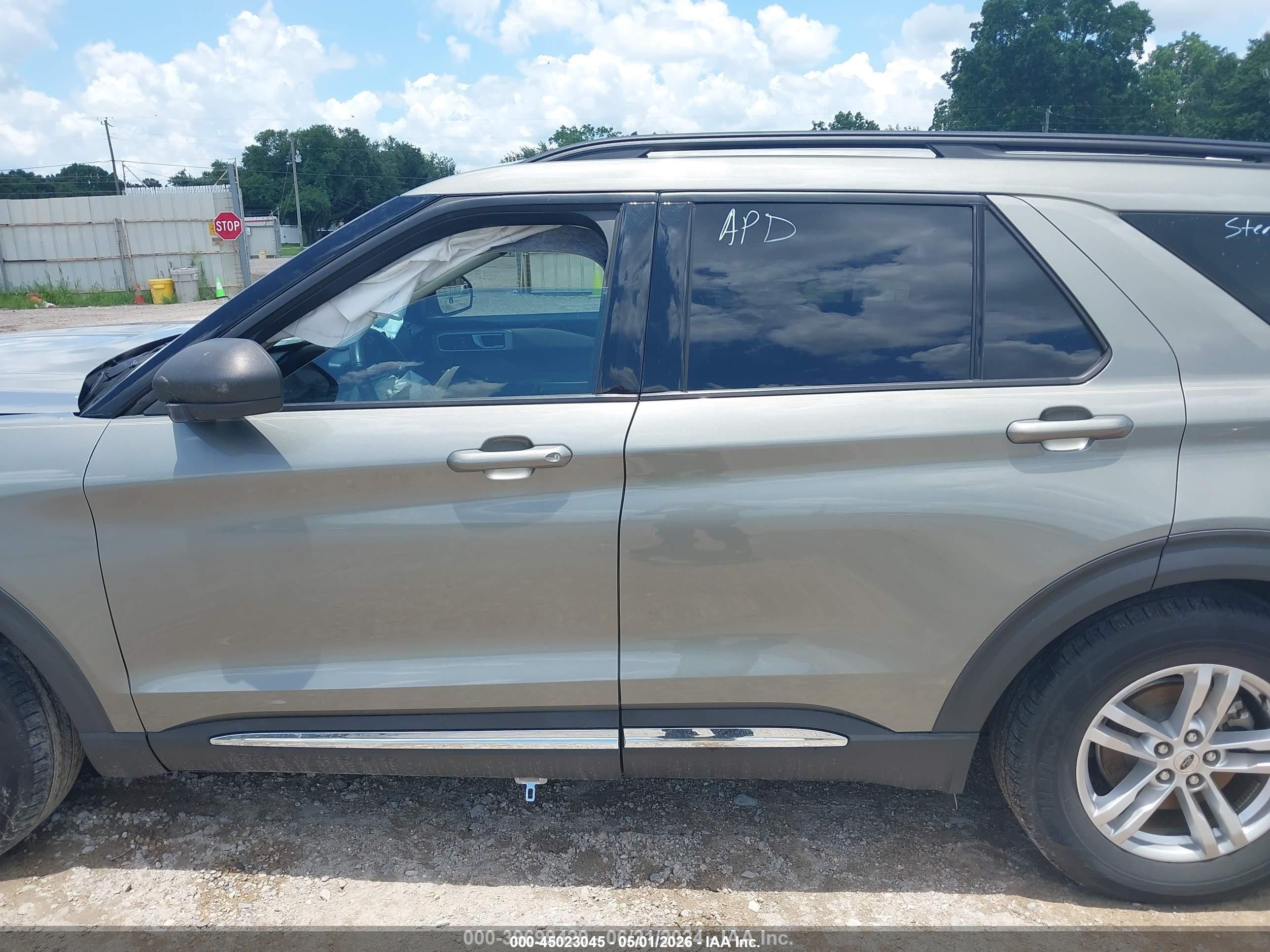 2020 Ford Explorer Xlt Gray vin: 1FMSK7DH4LGB14439
