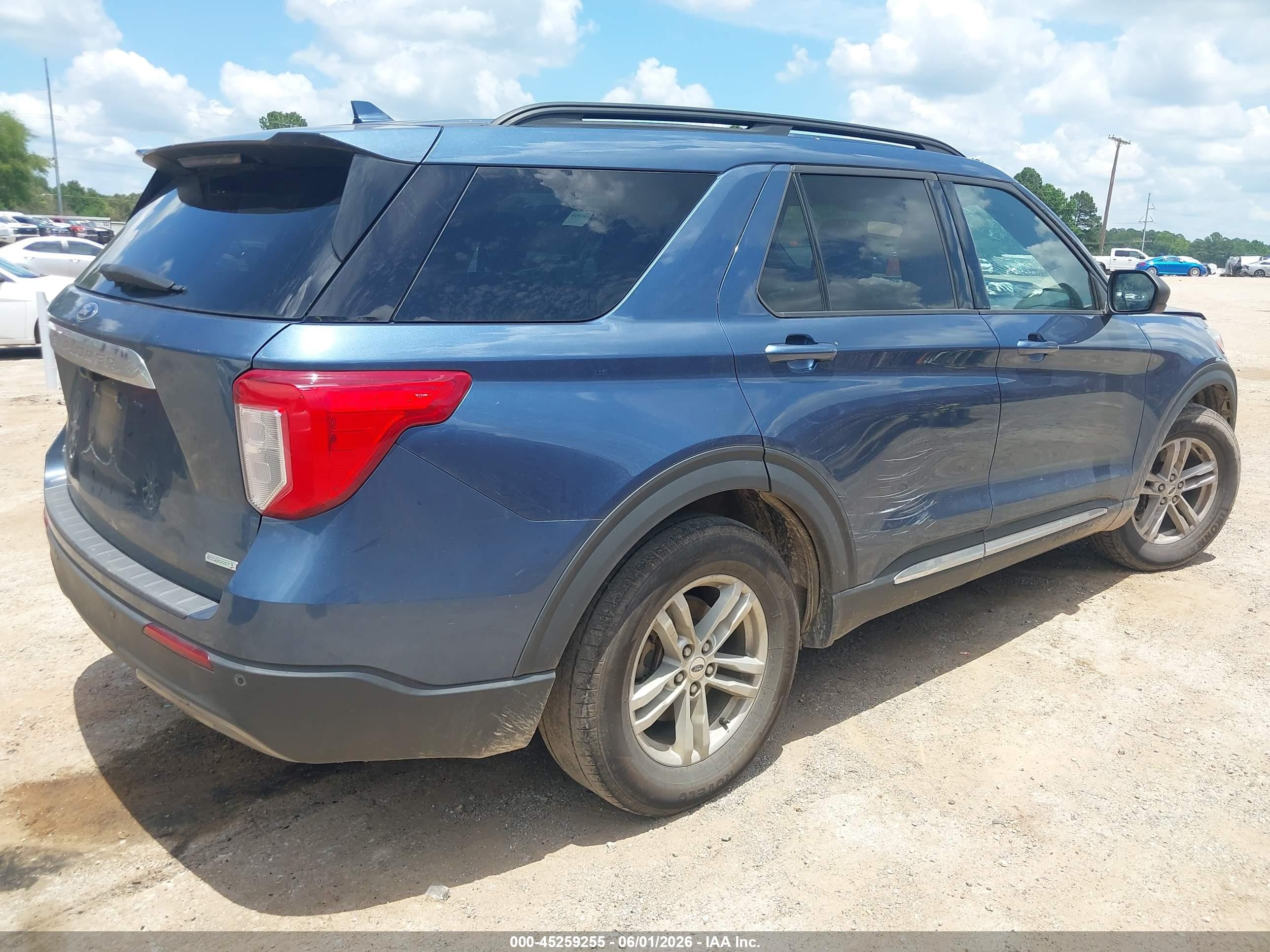 2020 Ford Explorer Xlt Blue vin: 1FMSK7DH4LGB21102
