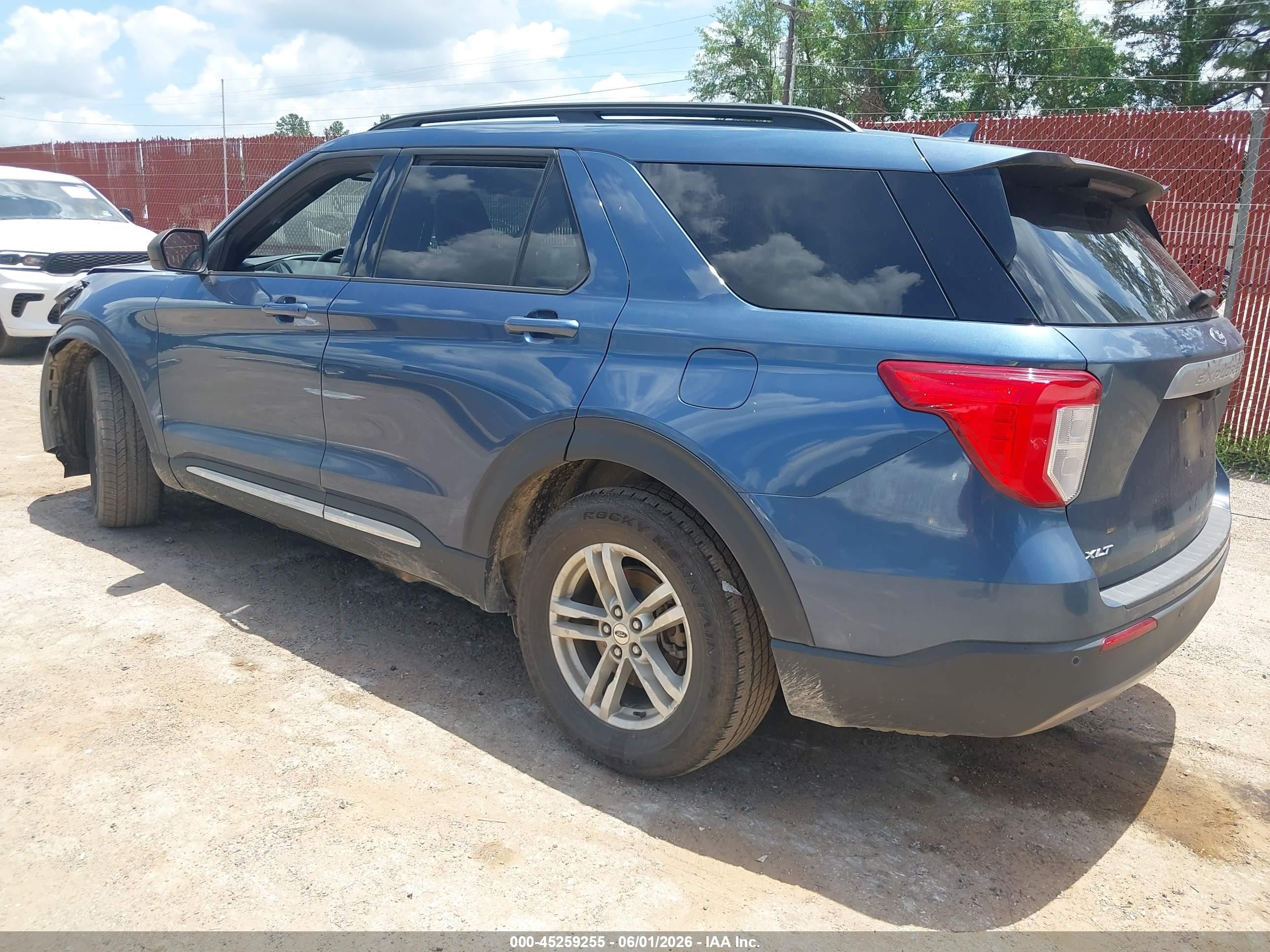 2020 Ford Explorer Xlt Blue vin: 1FMSK7DH4LGB21102