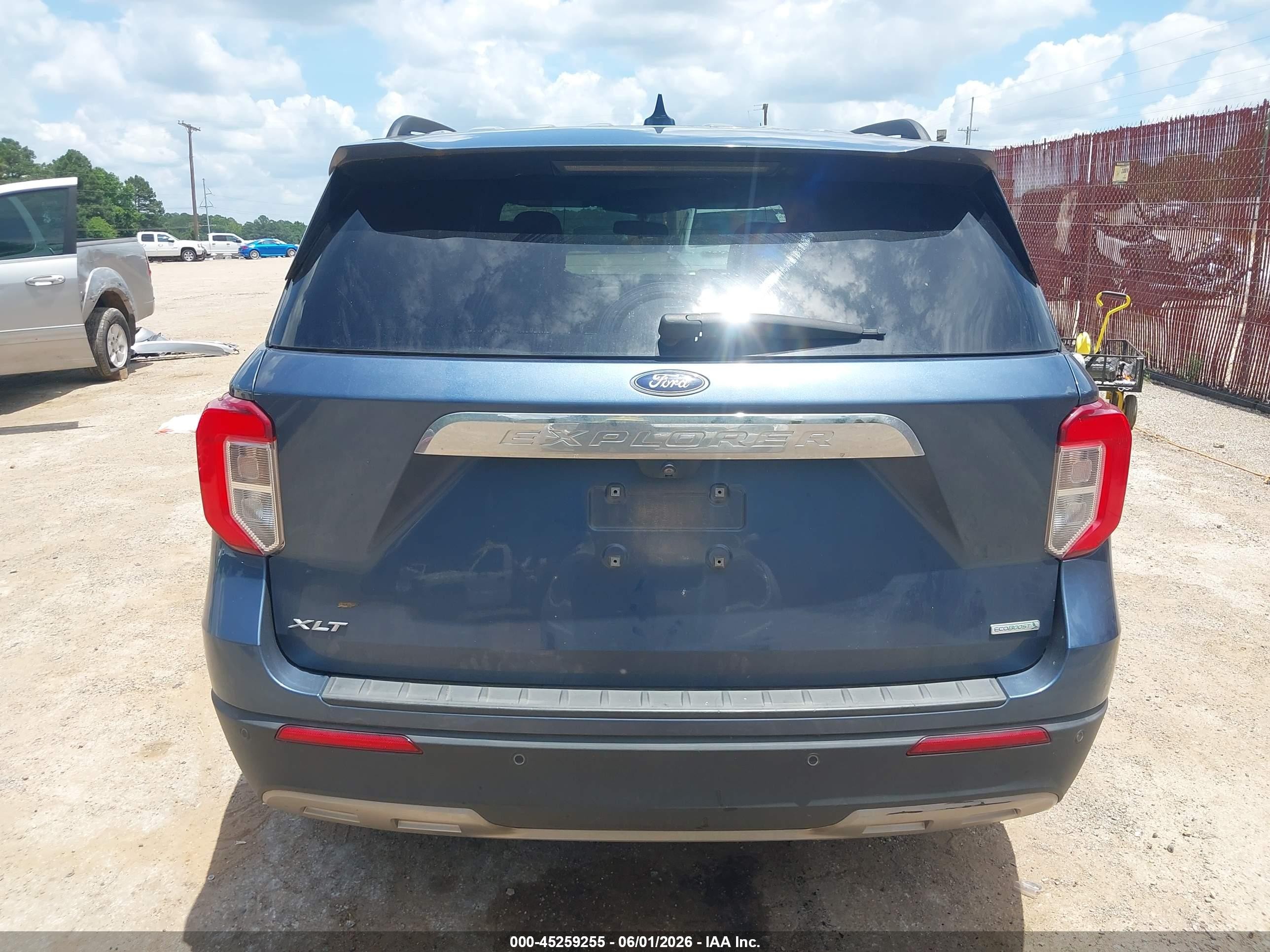 2020 Ford Explorer Xlt Blue vin: 1FMSK7DH4LGB21102