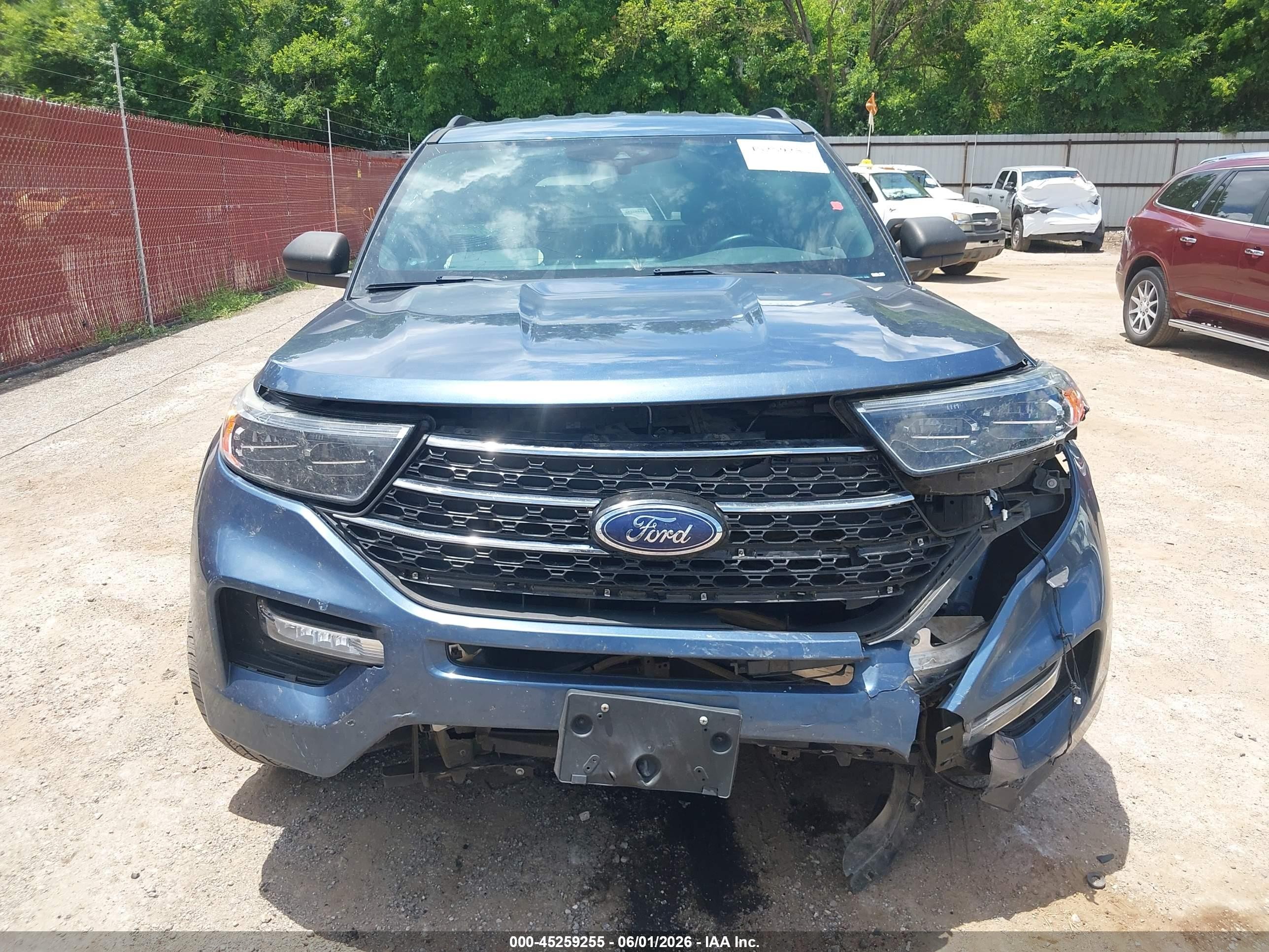 2020 Ford Explorer Xlt Blue vin: 1FMSK7DH4LGB21102