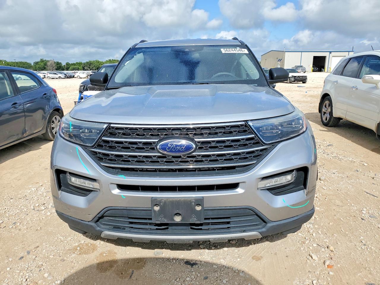 2022 Ford Explorer Xlt Silver vin: 1FMSK7DH4NGB41319