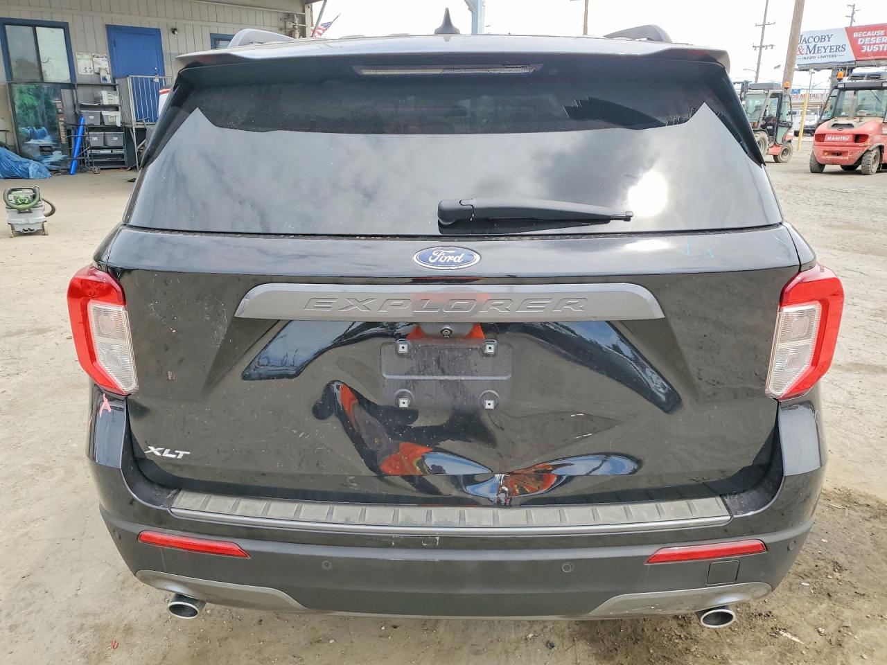 2022 Ford Explorer Xlt Black vin: 1FMSK7DH5NGB66231