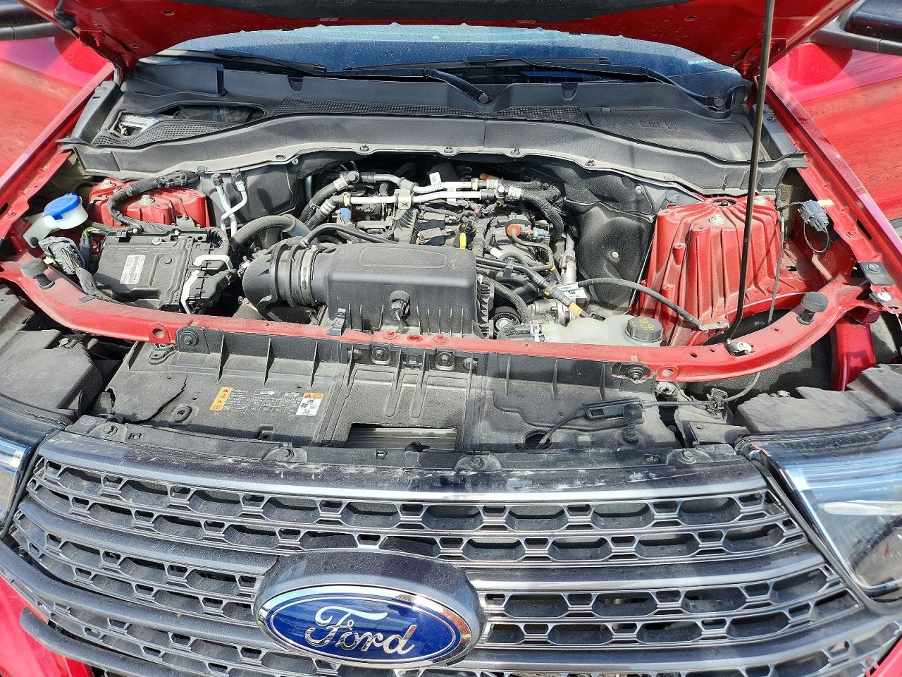 2023 Ford Explorer Xlt Red vin: 1FMSK7DH5PGA97883