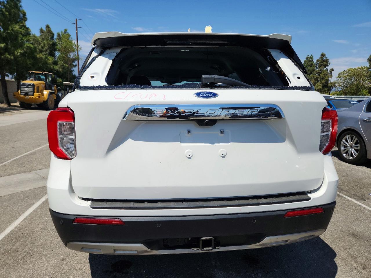 2023 Ford Explorer Xlt Белый vin: 1FMSK7DH6PGA02098