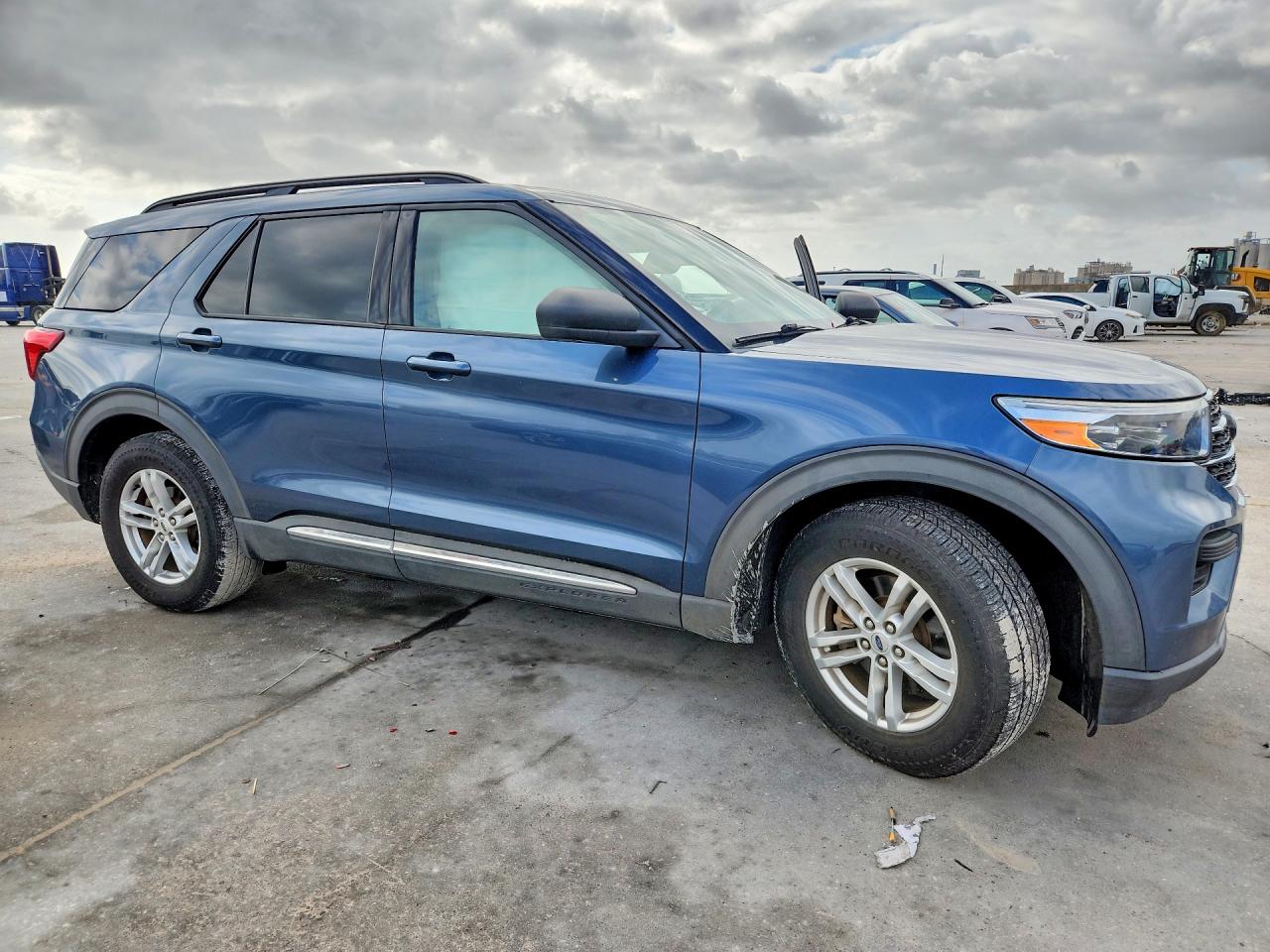 2020 Ford Explorer Xlt Blue vin: 1FMSK7DH8LGA88847
