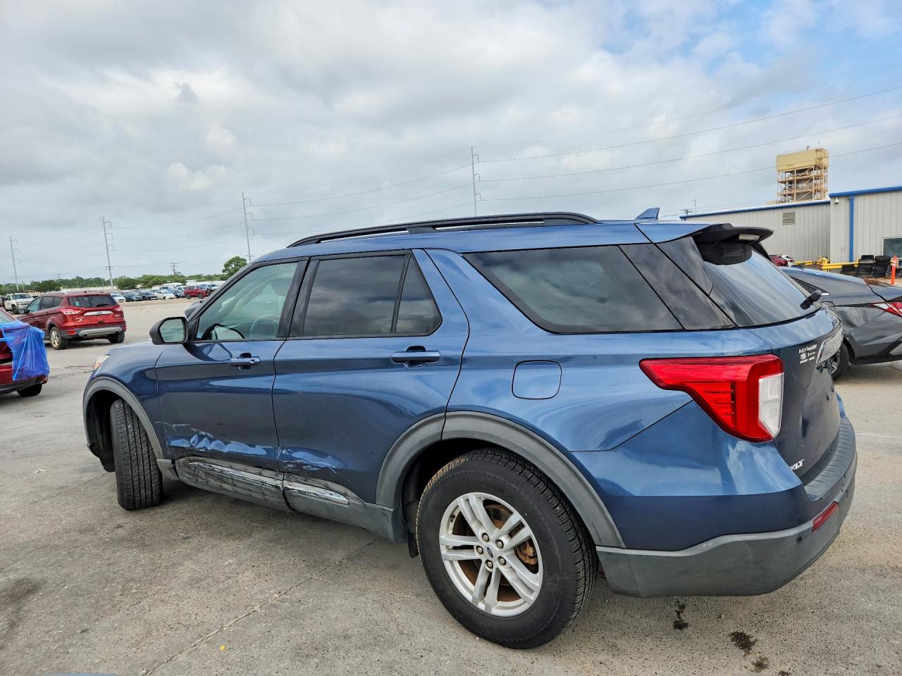 2020 Ford Explorer Xlt Blue vin: 1FMSK7DH8LGA88847