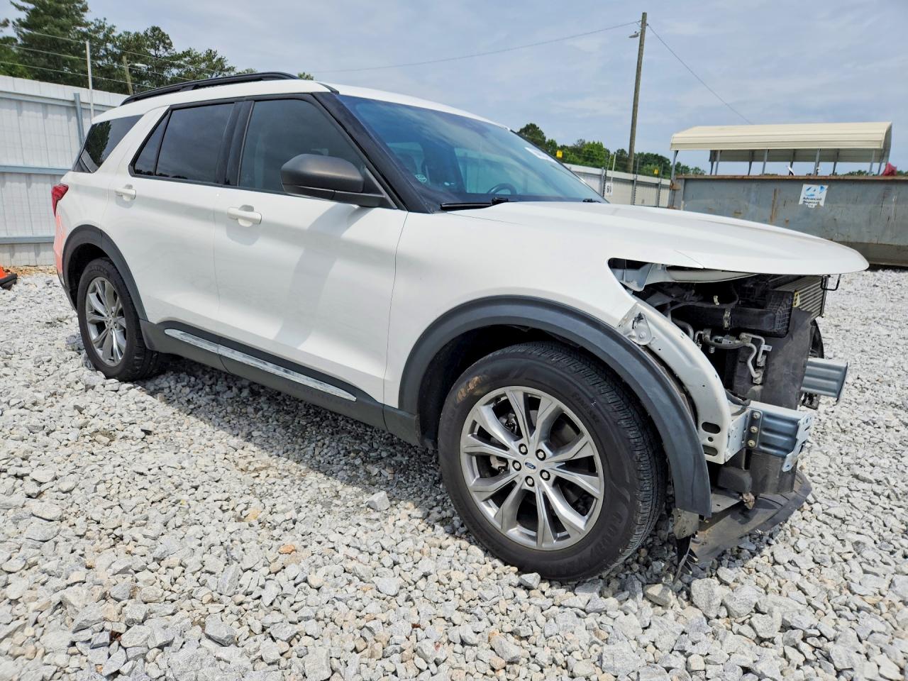 2022 Ford Explorer Xlt Белый vin: 1FMSK7DH8NGA31793