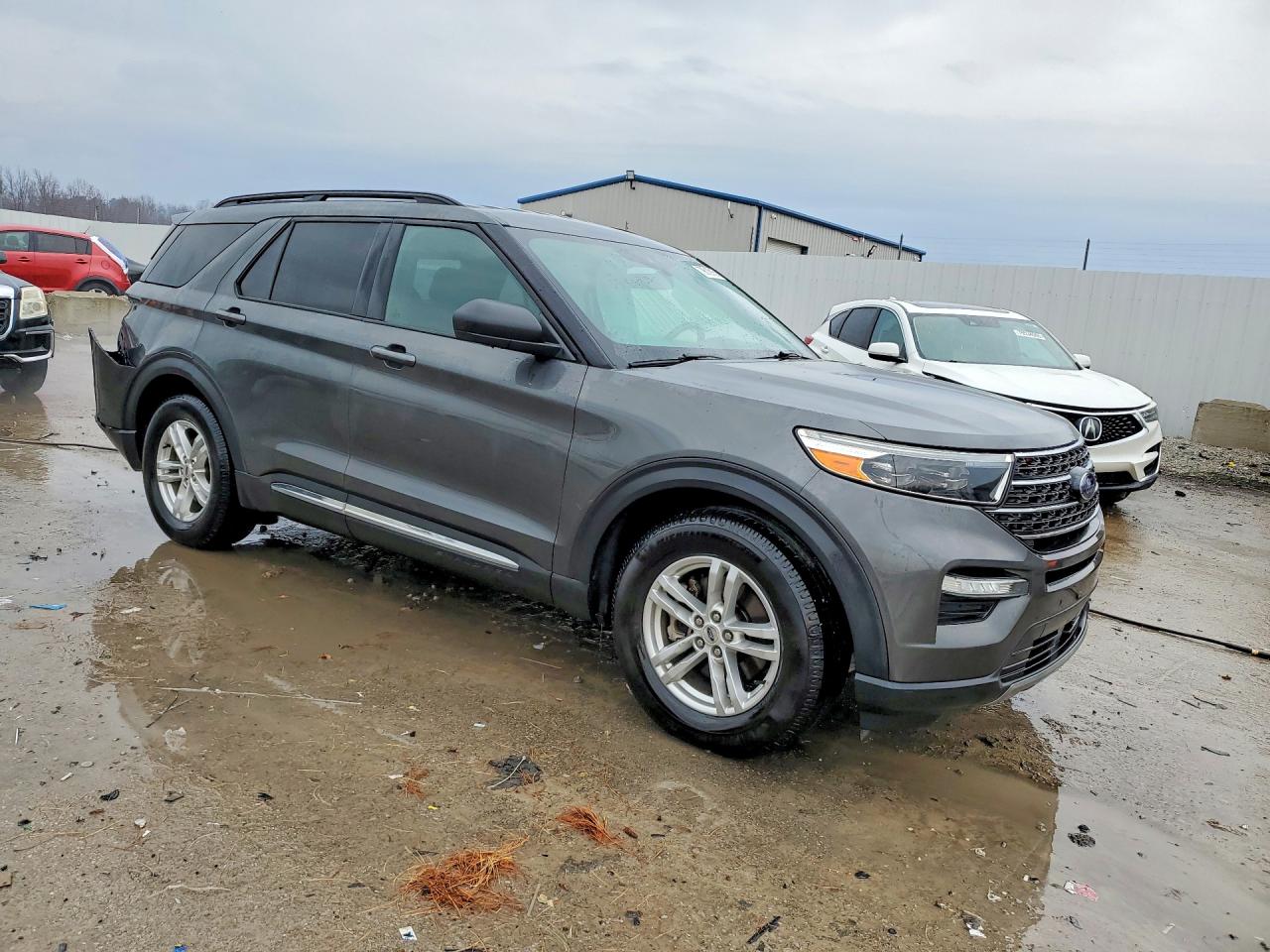 2020 Ford Explorer Xlt Gray vin: 1FMSK7DH9LGA60359
