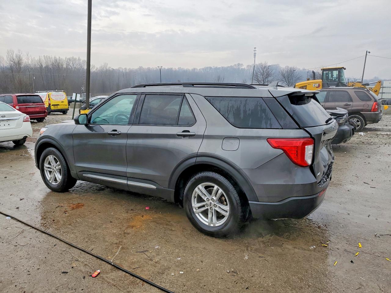 2020 Ford Explorer Xlt Gray vin: 1FMSK7DH9LGA60359