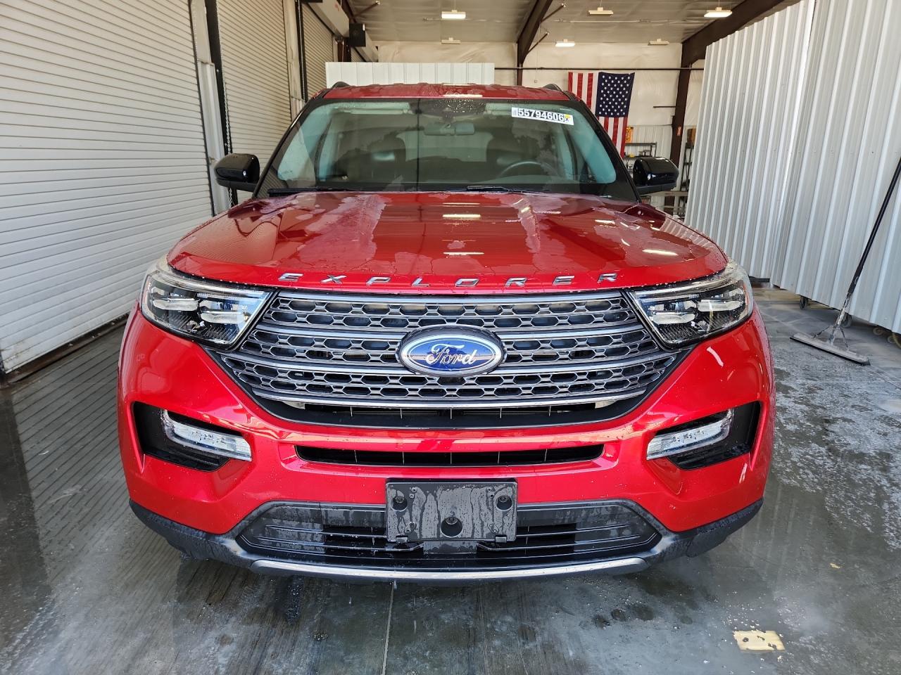 2023 Ford Explorer Xlt Красный vin: 1FMSK7DH9PGA55524 Damage: Hood, Chipped, 6
