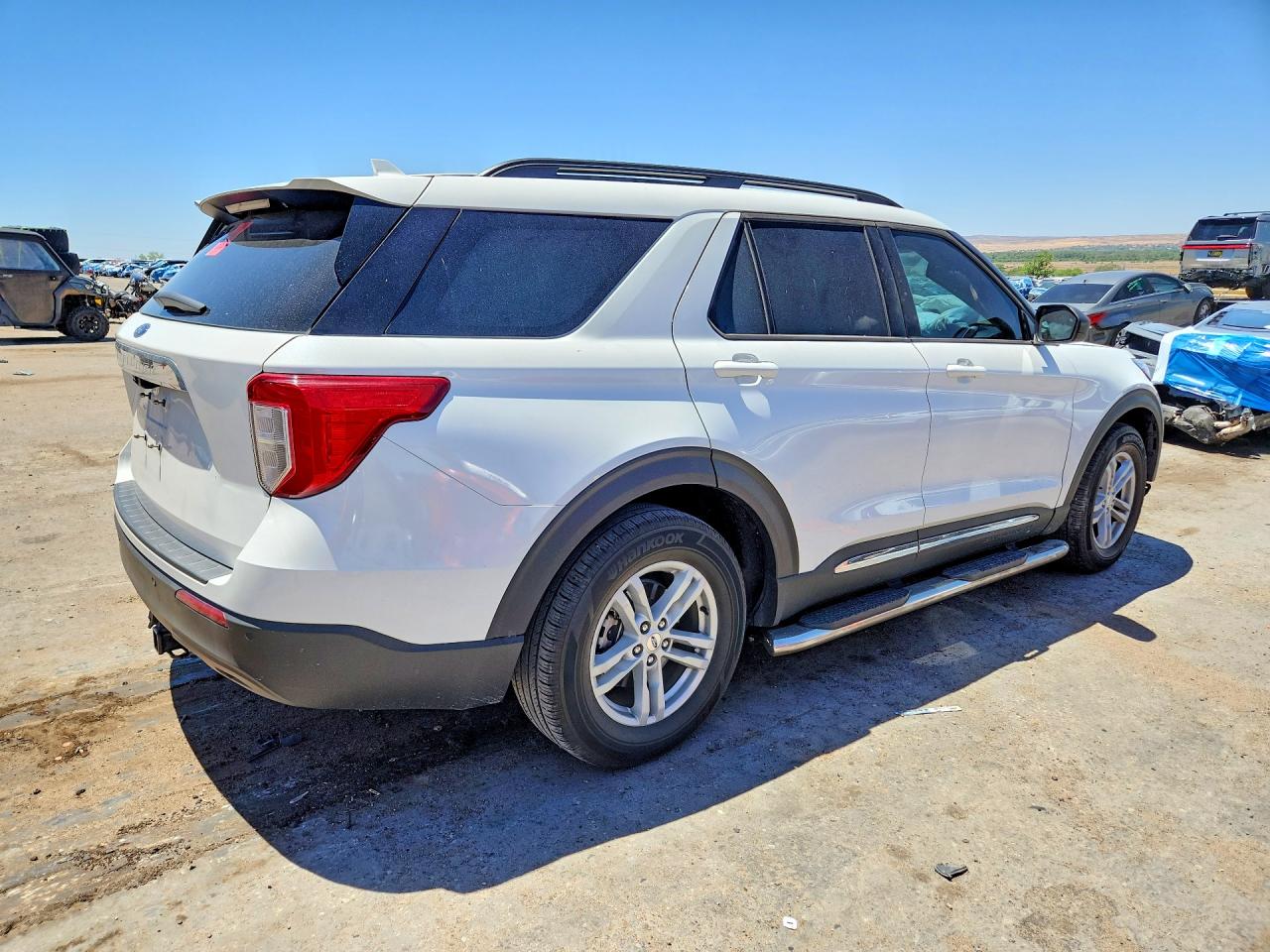 2023 Ford Explorer Xlt White vin: 1FMSK7DH9PGC26210