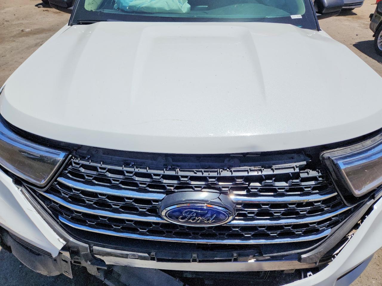 2023 Ford Explorer Xlt White vin: 1FMSK7DH9PGC26210