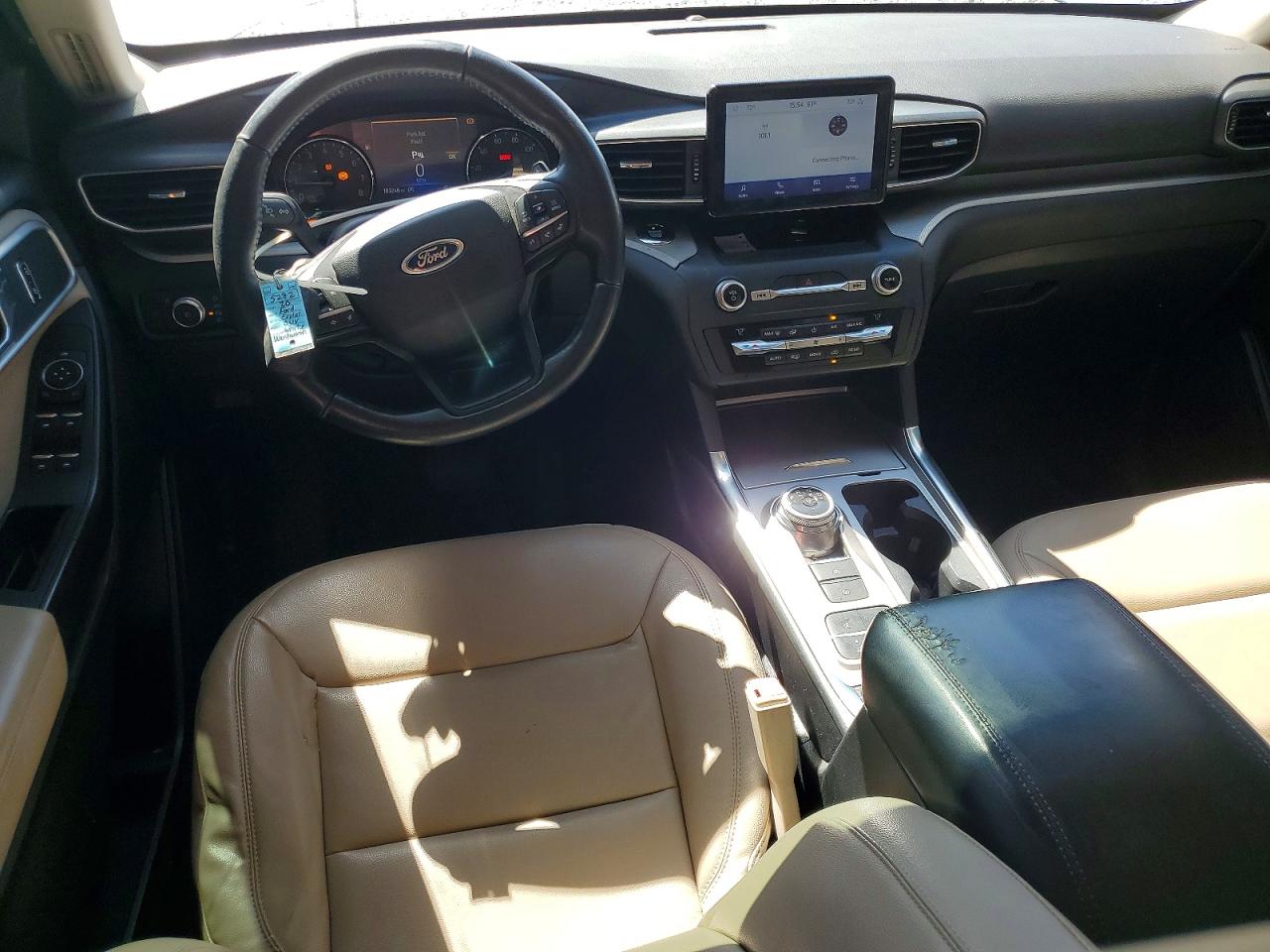 2020 Ford Explorer Xlt White vin: 1FMSK7DHXLGA34899