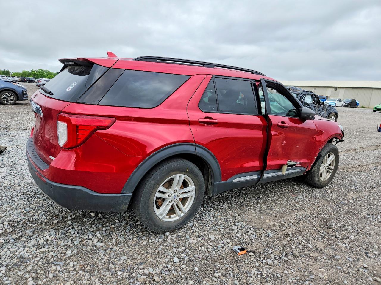 2020 Ford Explorer Xlt Red vin: 1FMSK7DHXLGA80068