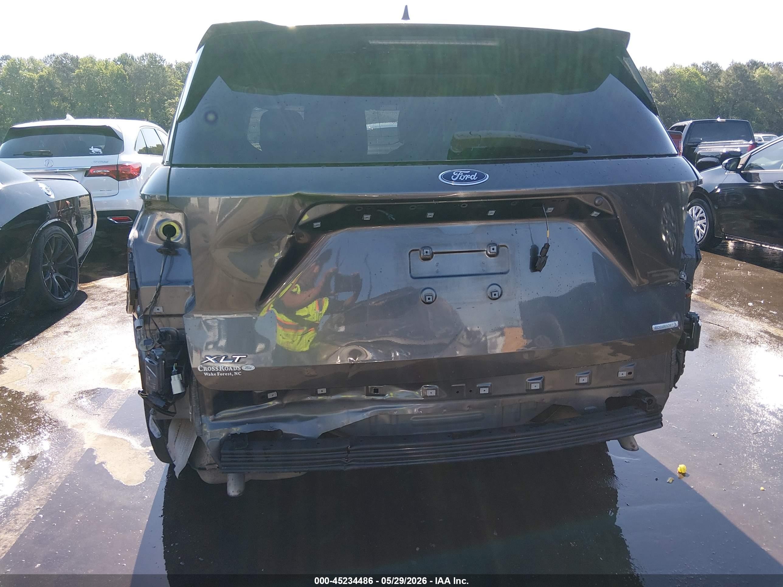 2020 Ford Explorer Xlt Серый vin: 1FMSK7DHXLGA88607