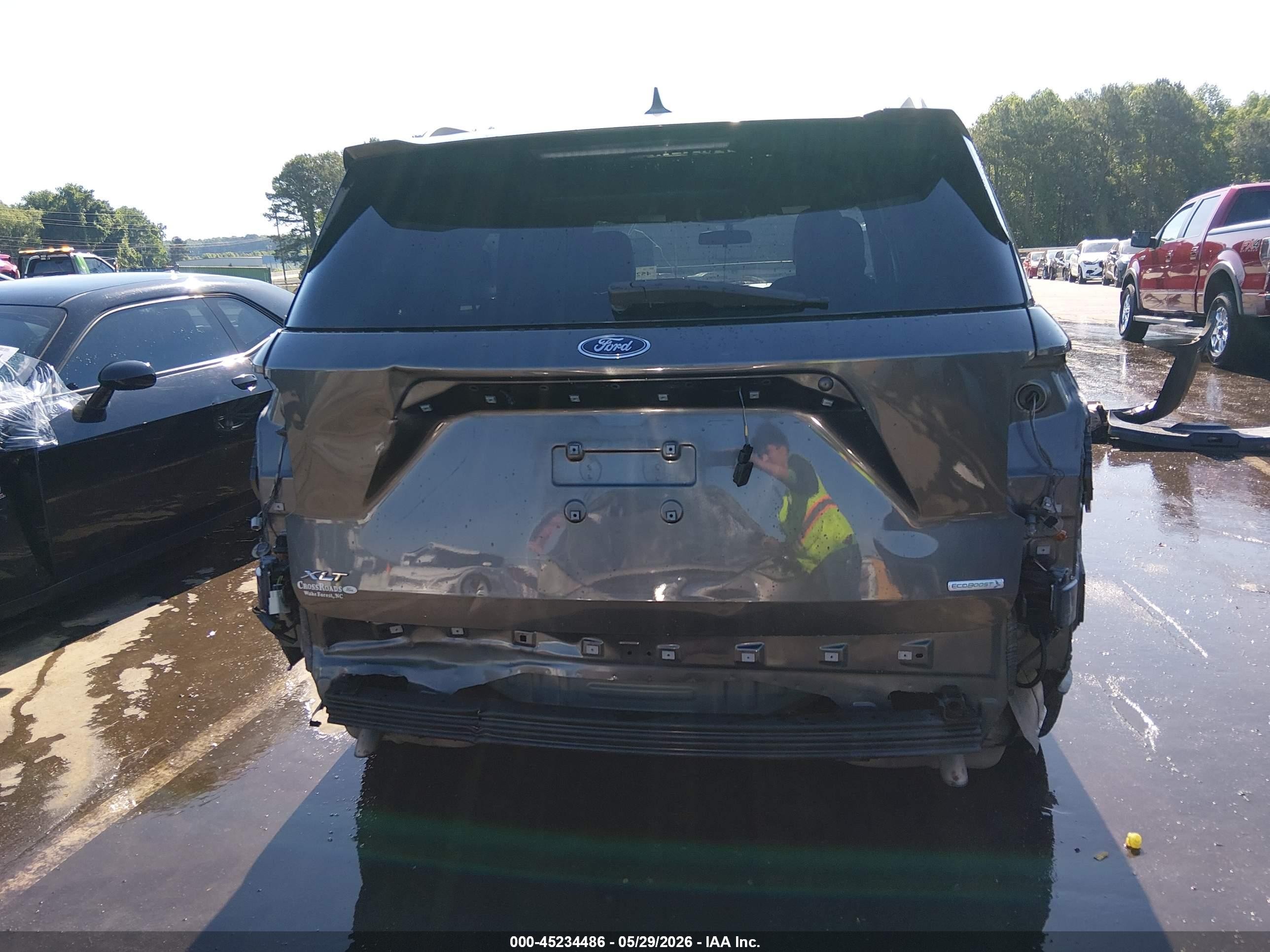 2020 Ford Explorer Xlt Серый vin: 1FMSK7DHXLGA88607