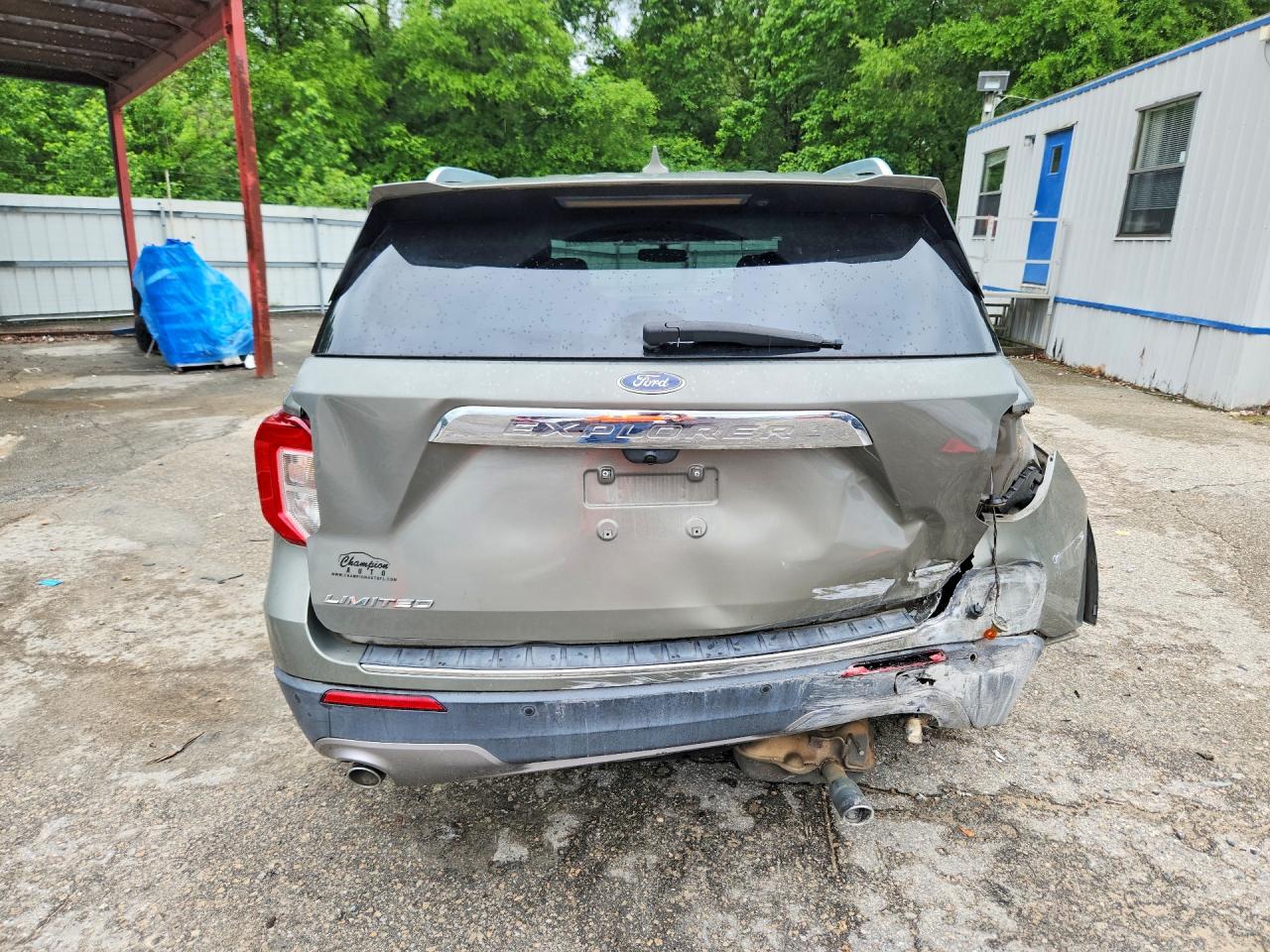 2020 Ford Explorer Limited Green vin: 1FMSK7FH0LGA09975