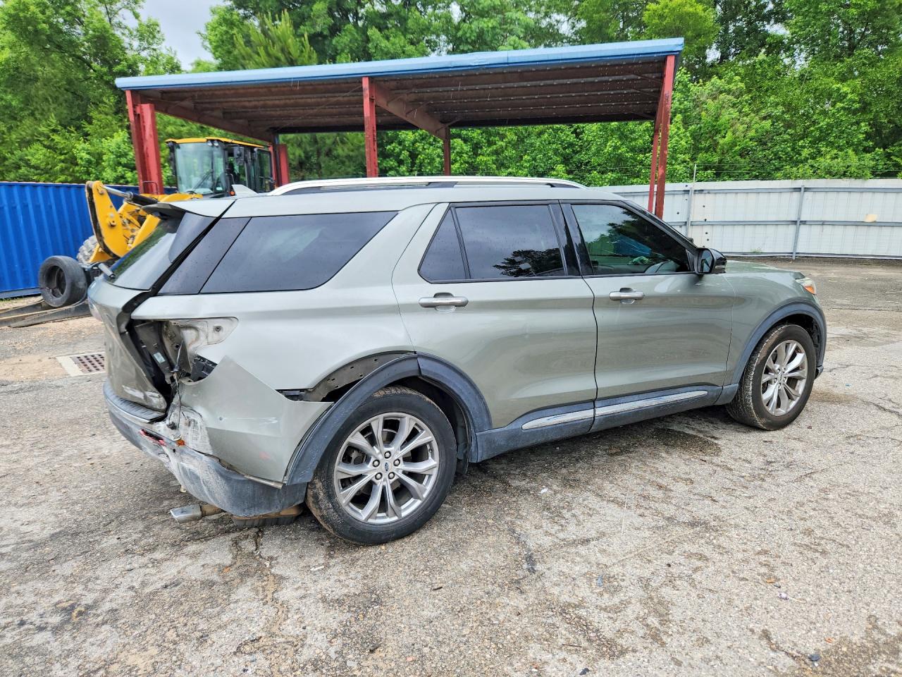 2020 Ford Explorer Limited Green vin: 1FMSK7FH0LGA09975