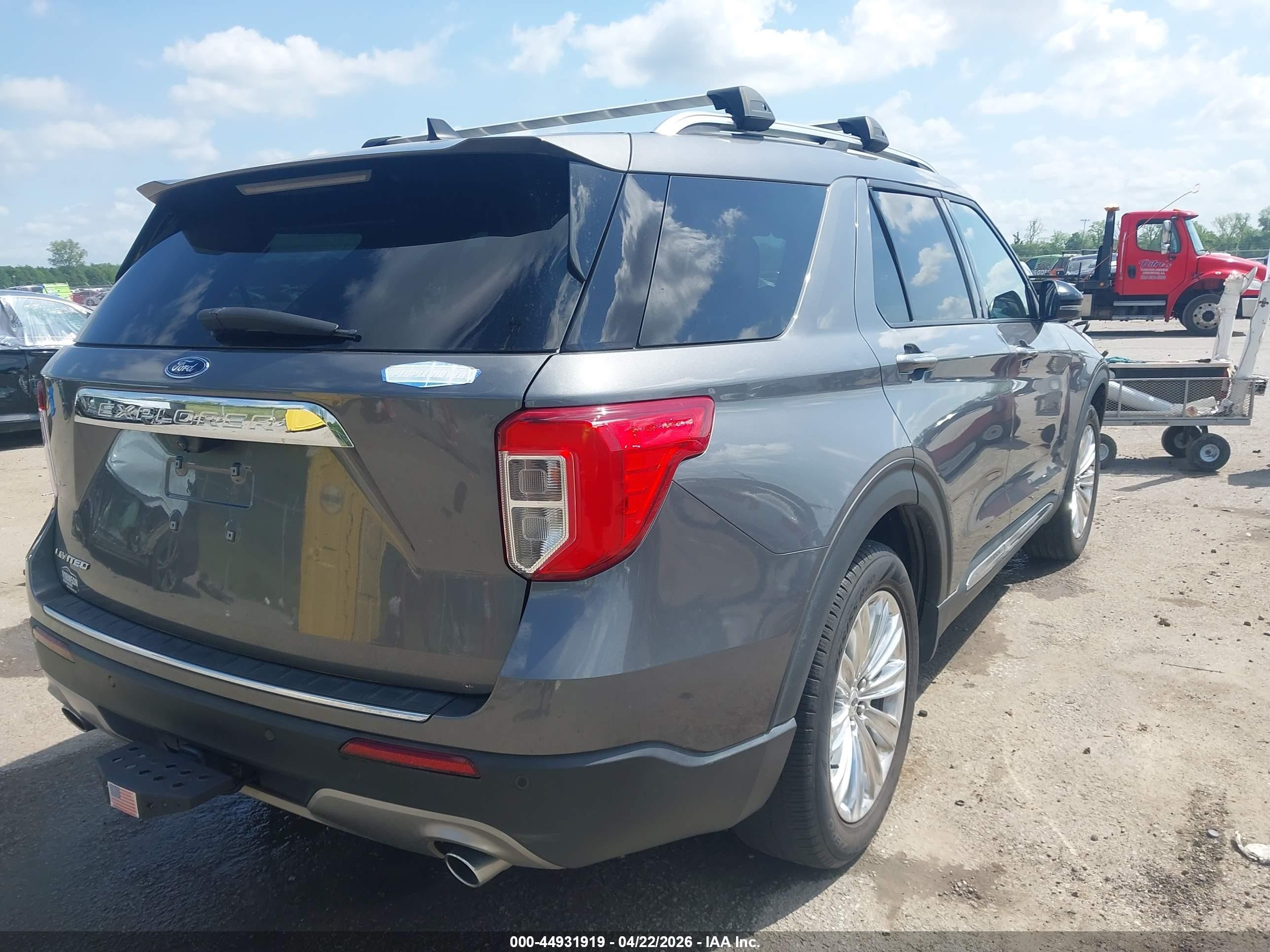 2022 Ford Explorer Limited Серый vin: 1FMSK7FH1NGB69401